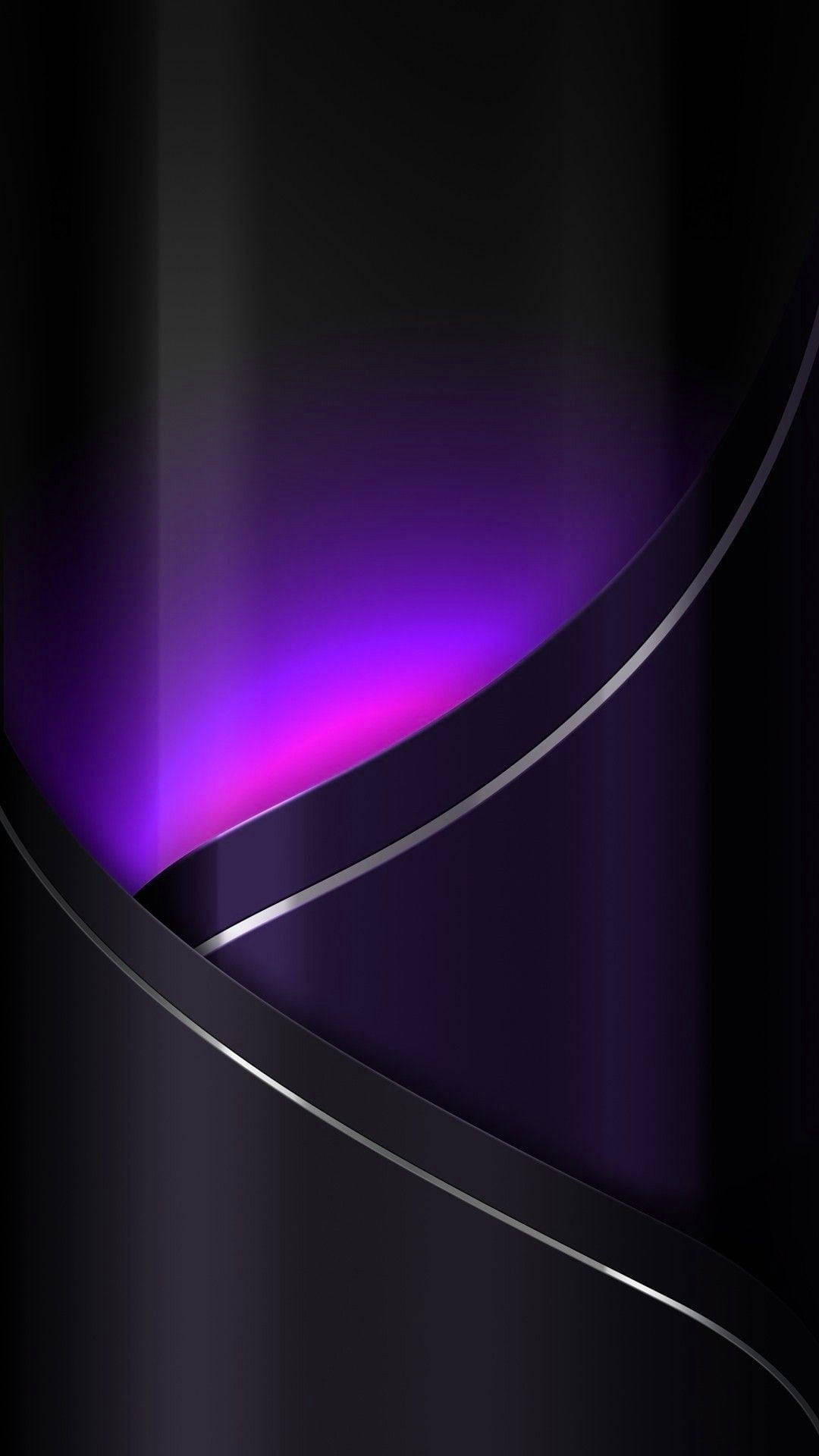 Elegant Black And Purple Phone Background