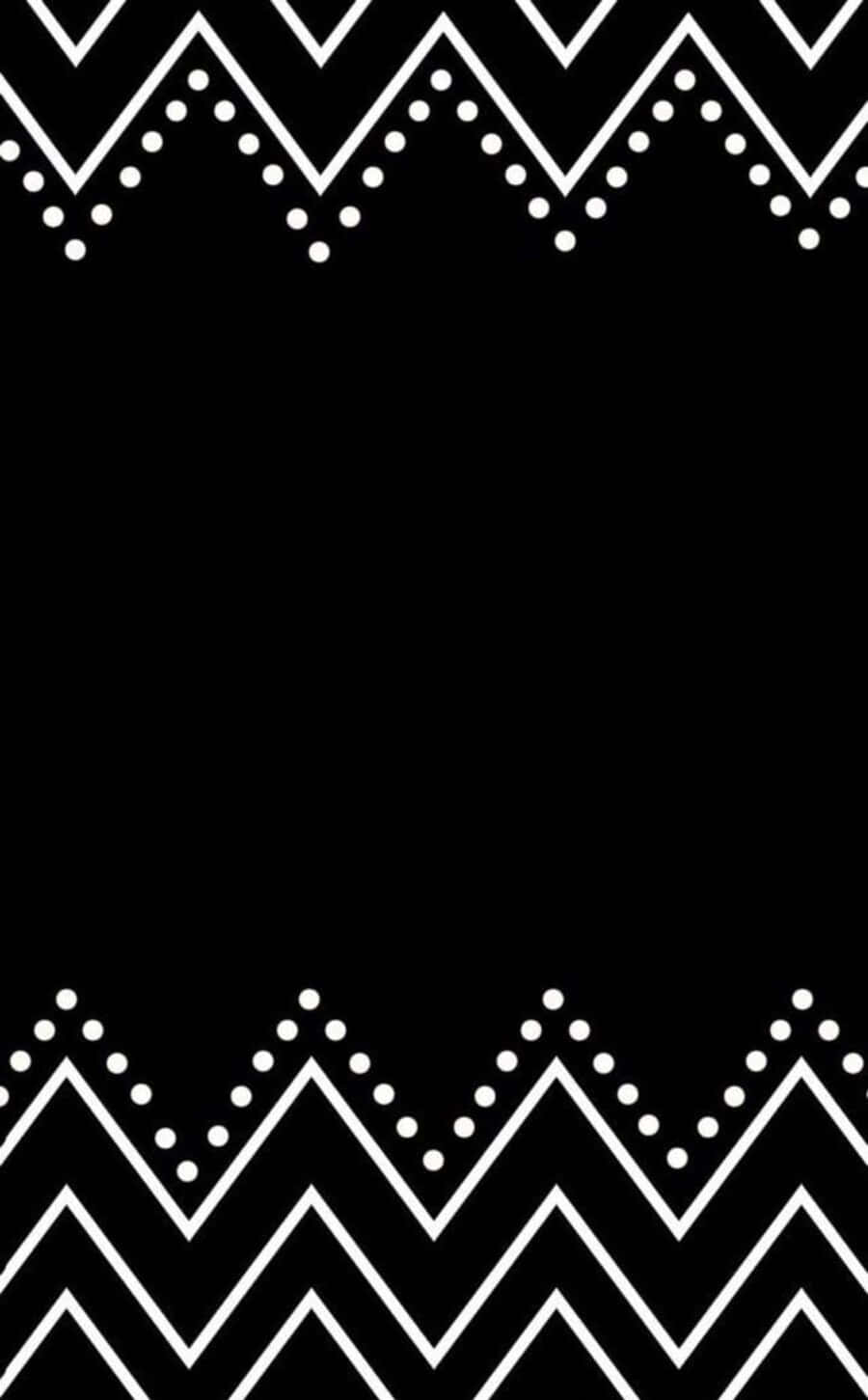 Elegant Black And White Dotted Wallpaper Background
