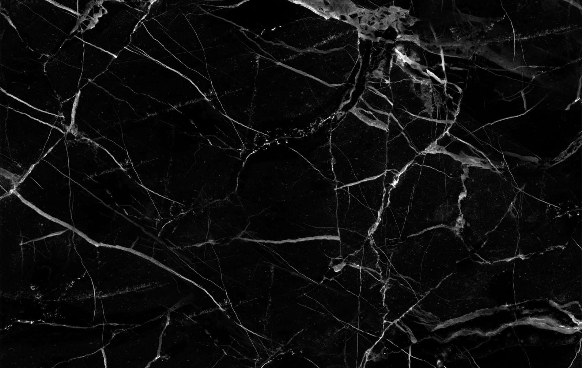 Elegant Black And White Marble Pattern Background