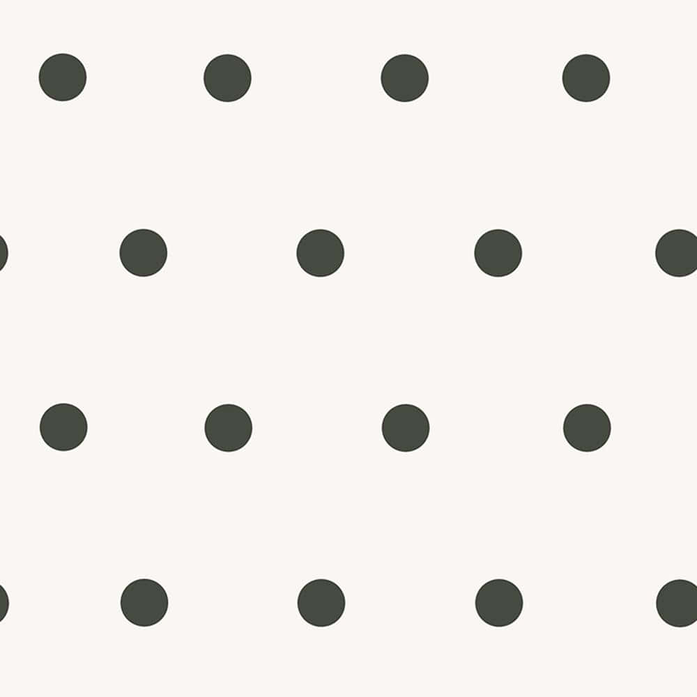 Elegant Black Polka Dot Wallpaper Background
