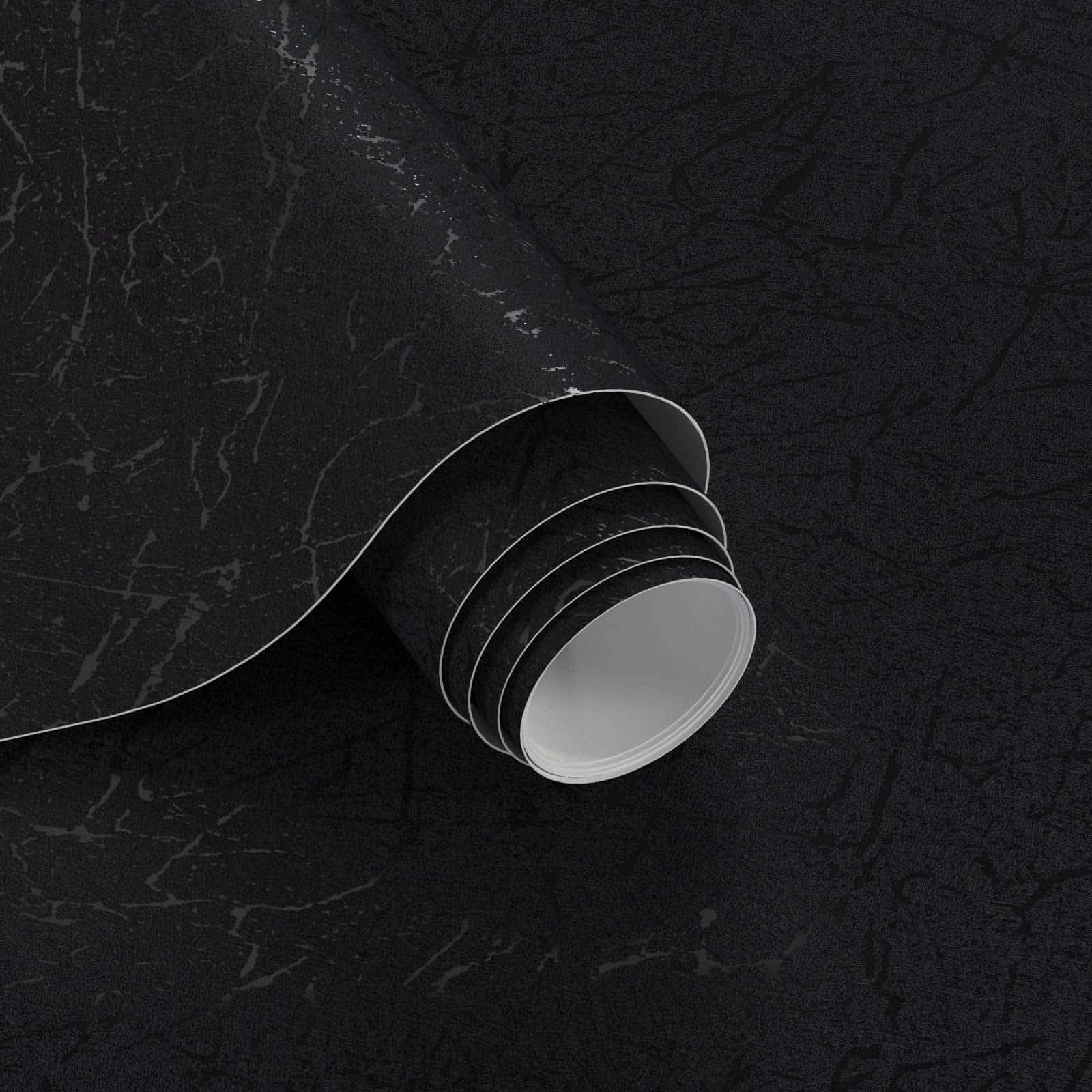 Elegant Black Silk Roll Background