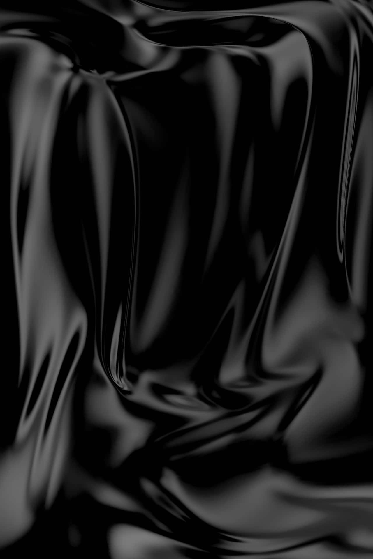 Elegant Black Silk Texture Background