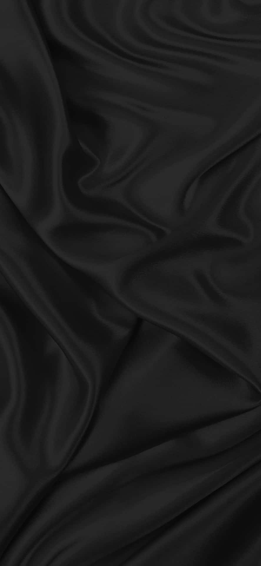 Elegant Black Silk Texture Background