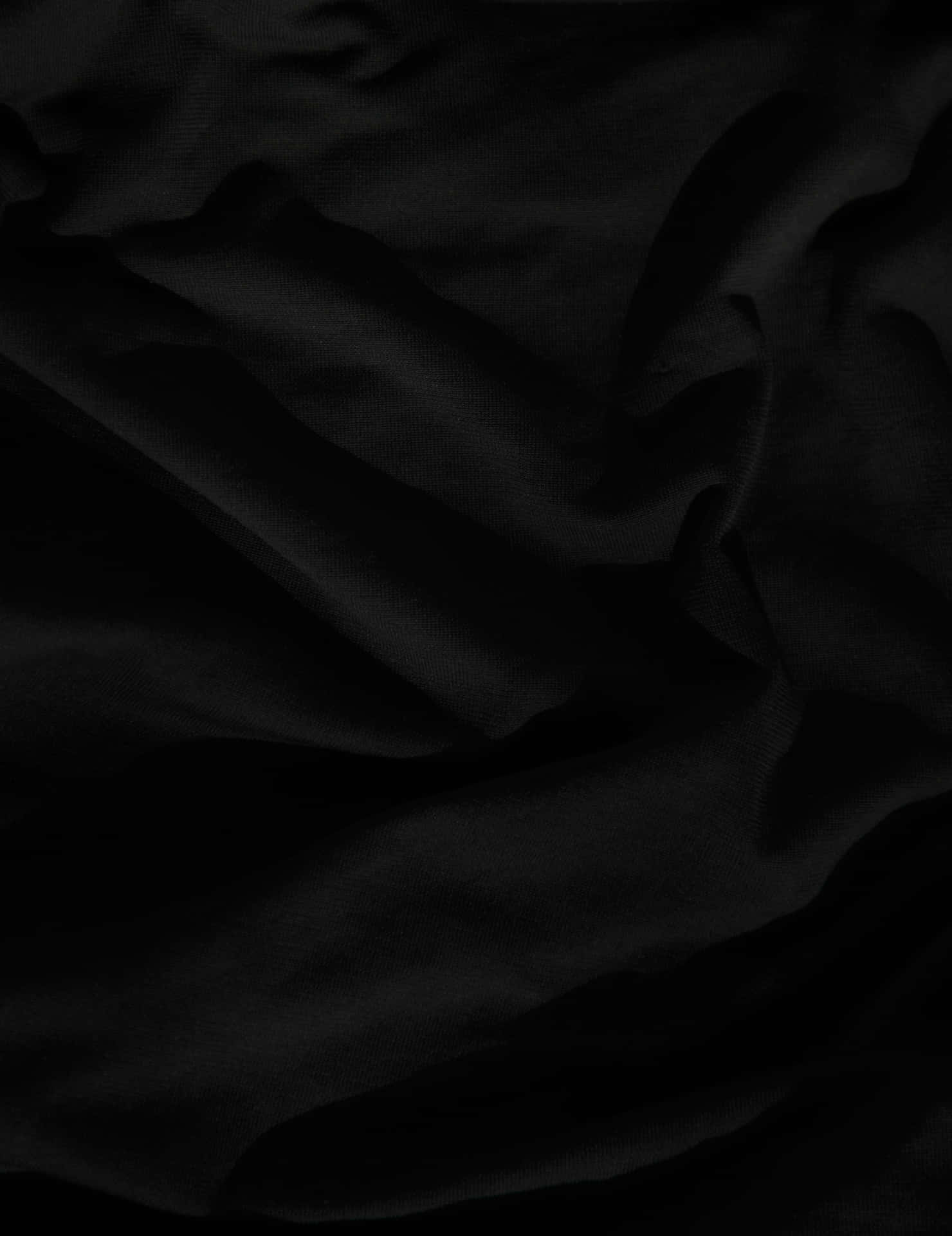 Elegant Black Silk Texture Background