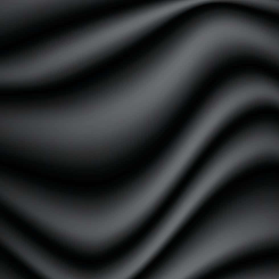 Elegant Black Silk Texture Background