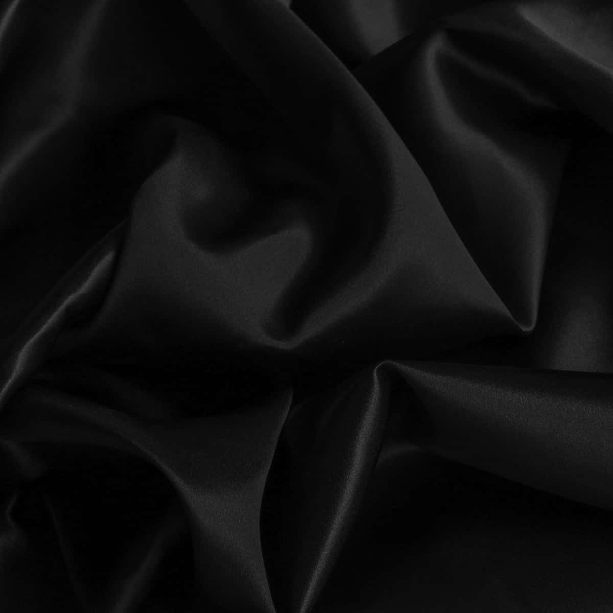 Elegant Black Silk Texture Background