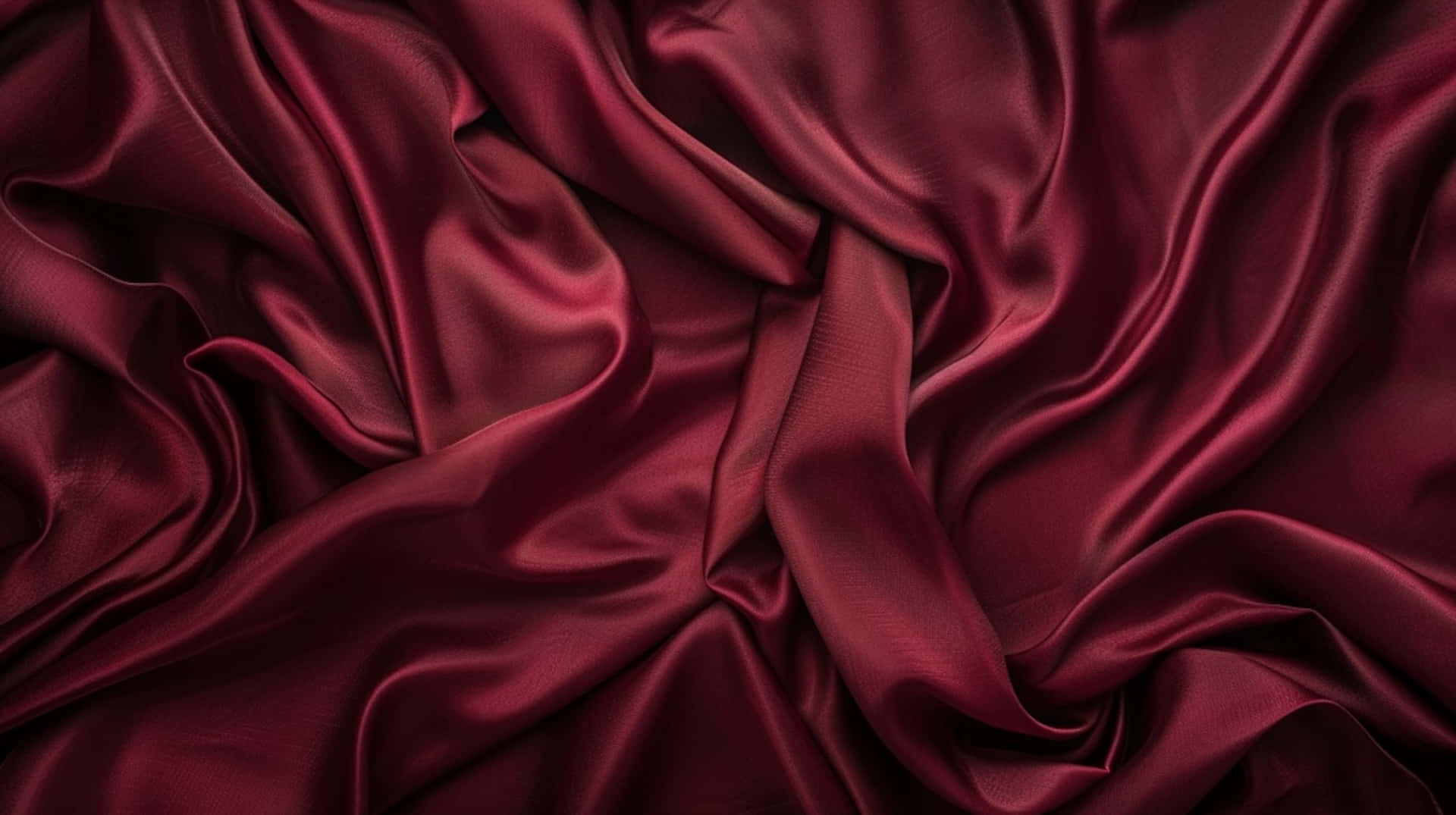 Elegant Burgundy Satin Fabric Texture Background
