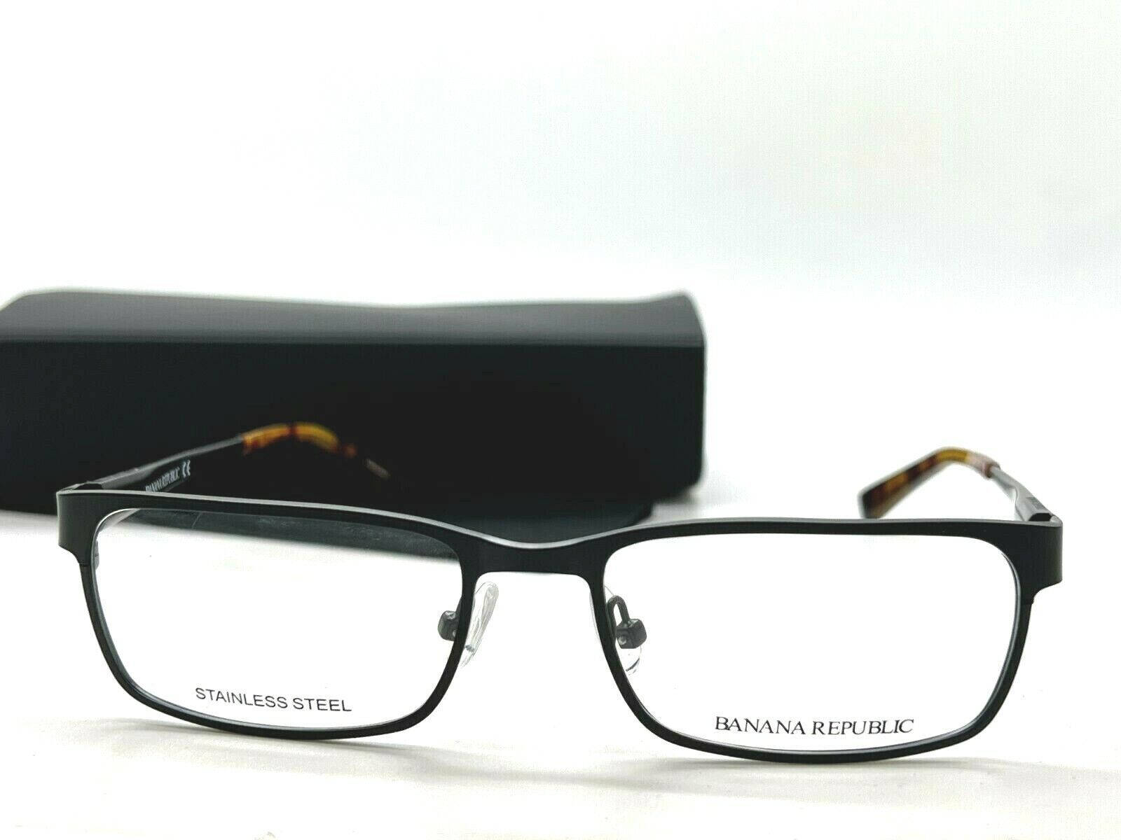 Elegant Carlyle Satin Black Eyeglasses From Banana Republic Background