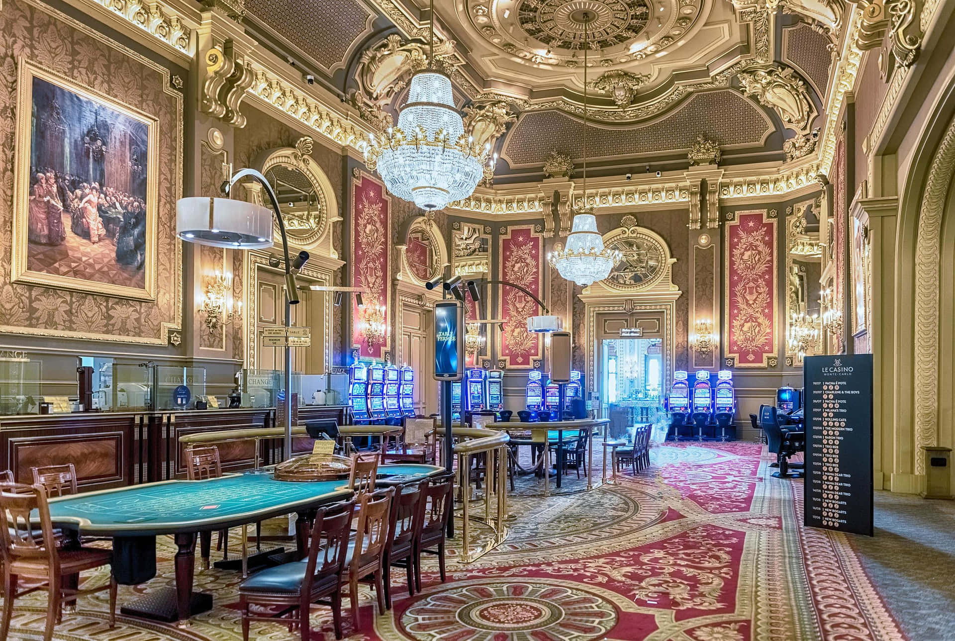 Elegant Casino De Monte Carlo Background