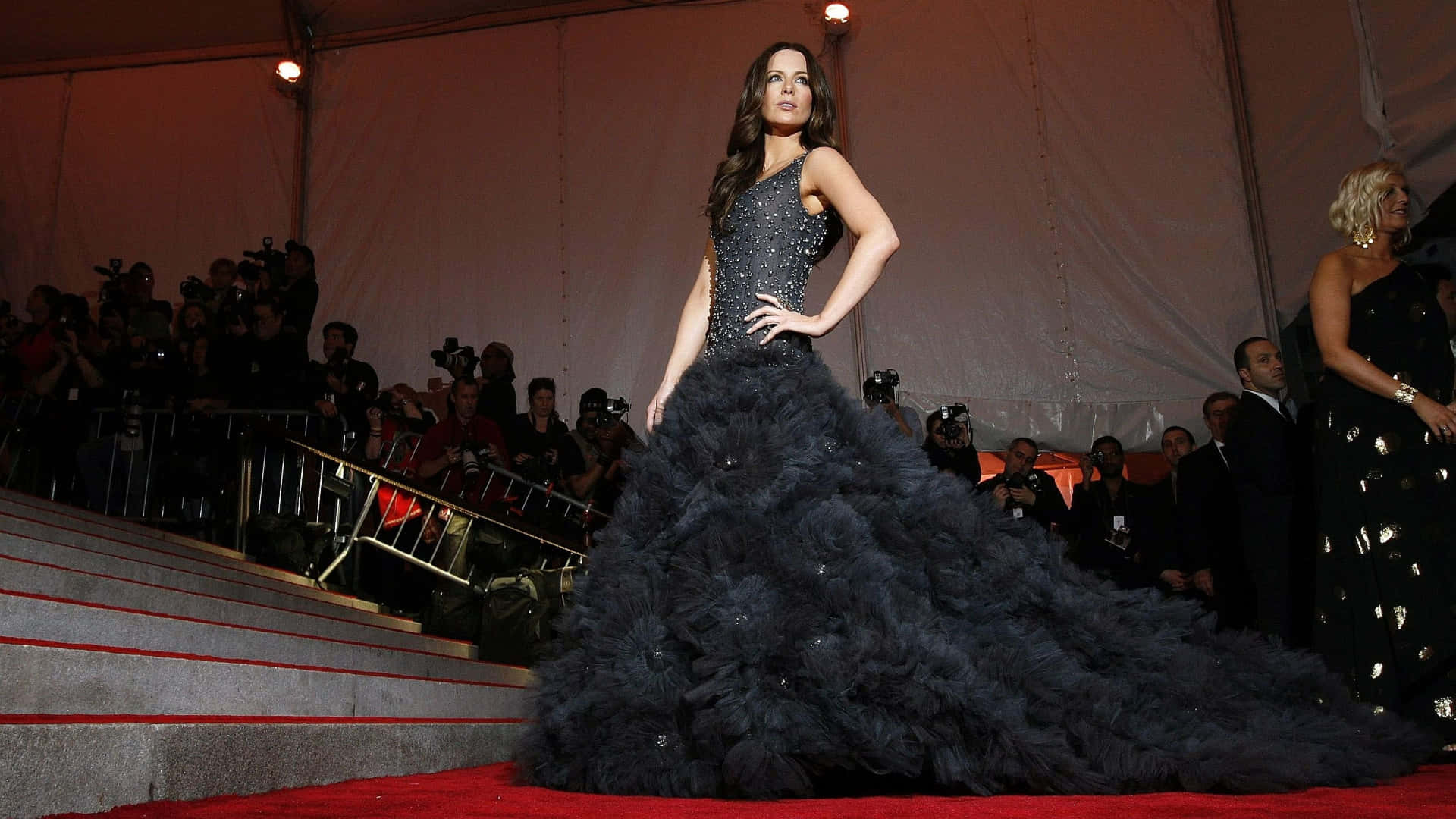 Elegant Celebrity Red Carpet Gown