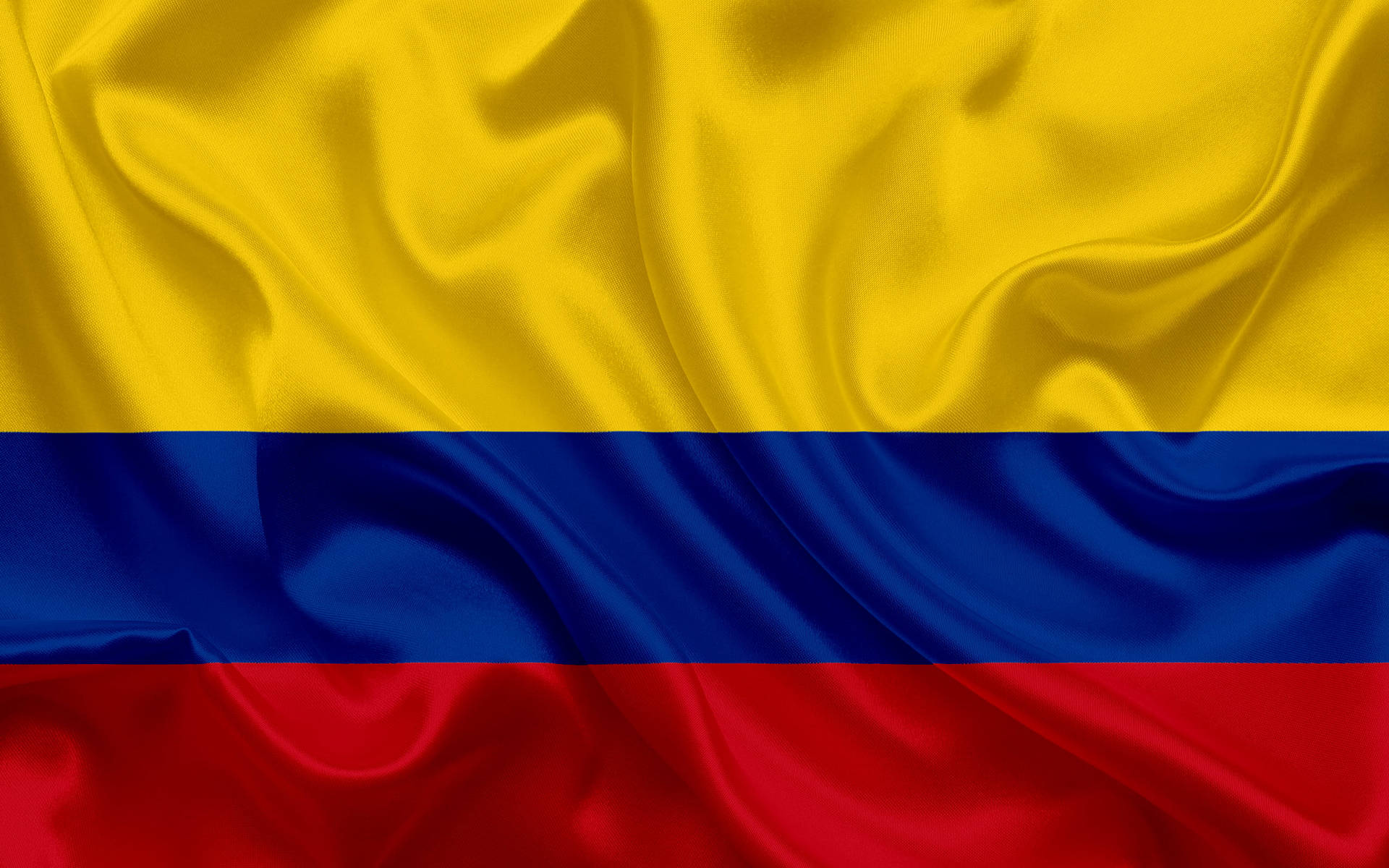 Elegant Colombia Flag