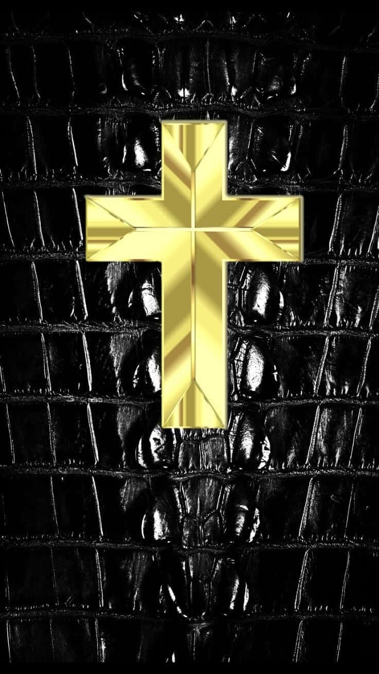 Elegant Cross Phone Lock Screen Background