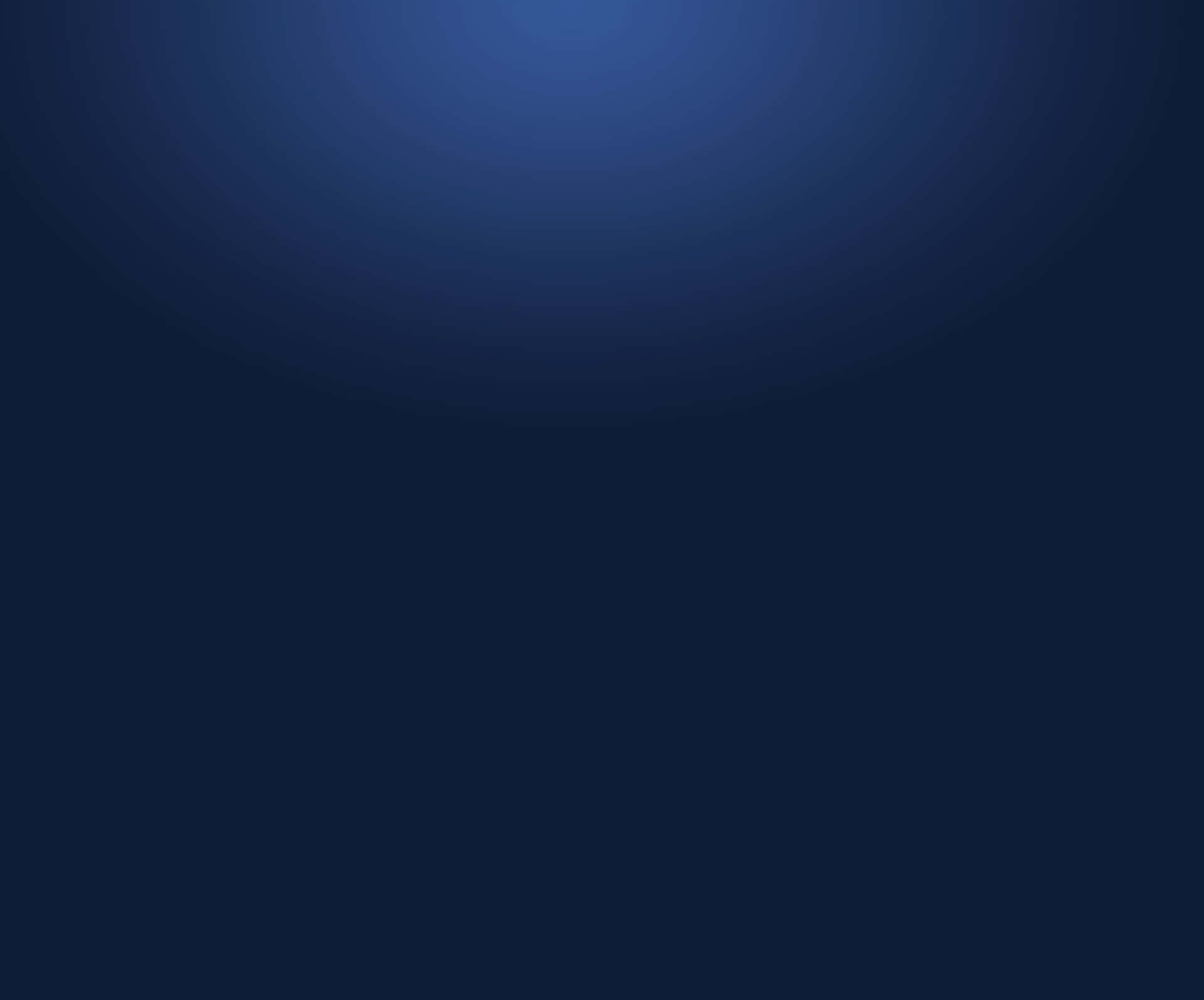Elegant Dark Blue Gradient With Vignette Effect Background