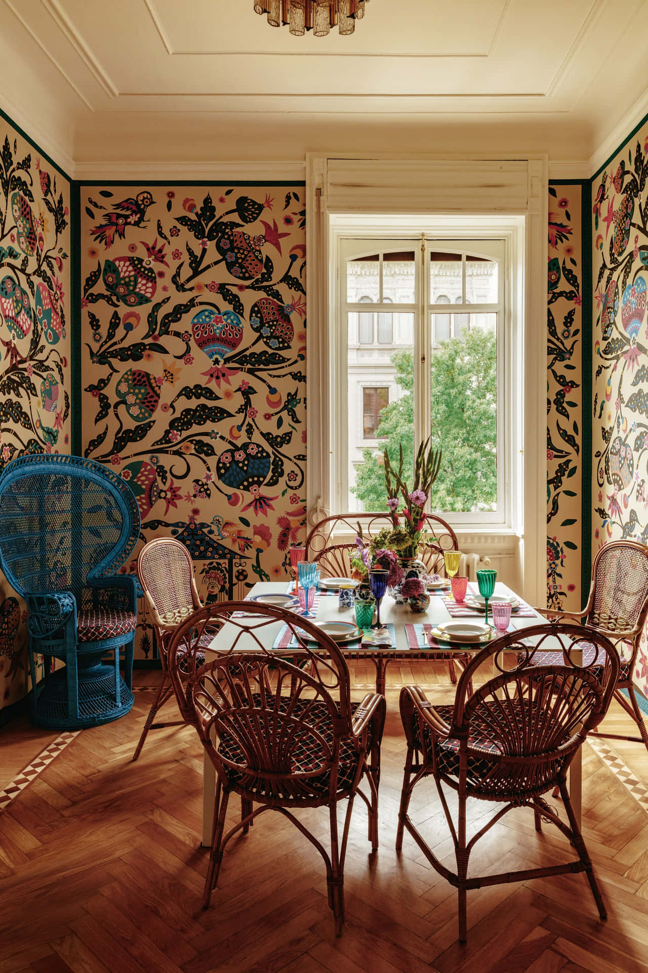 Elegant Dining Room In Modern Household