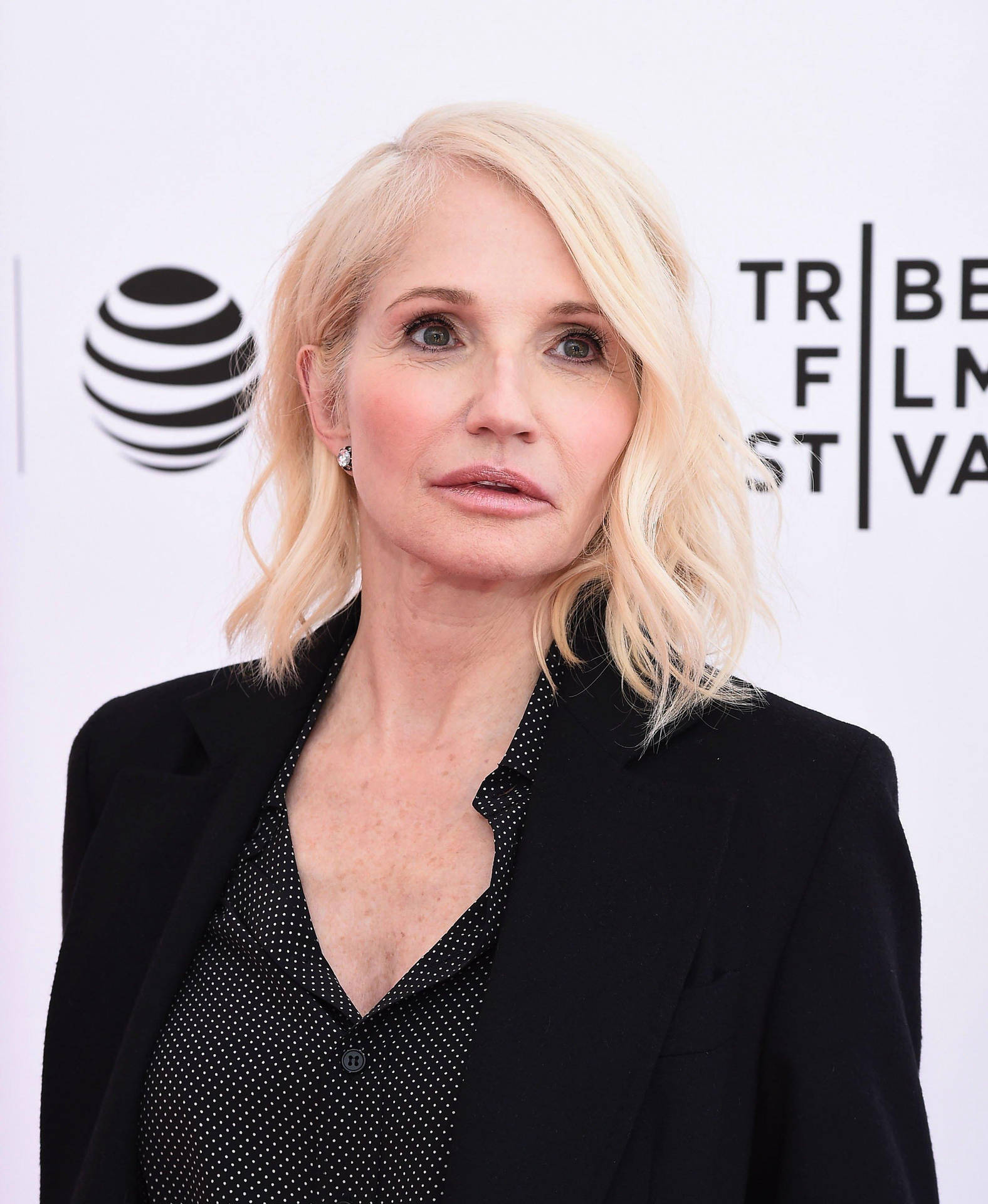 Elegant Ellen Barkin At The Tribeca Film Festival