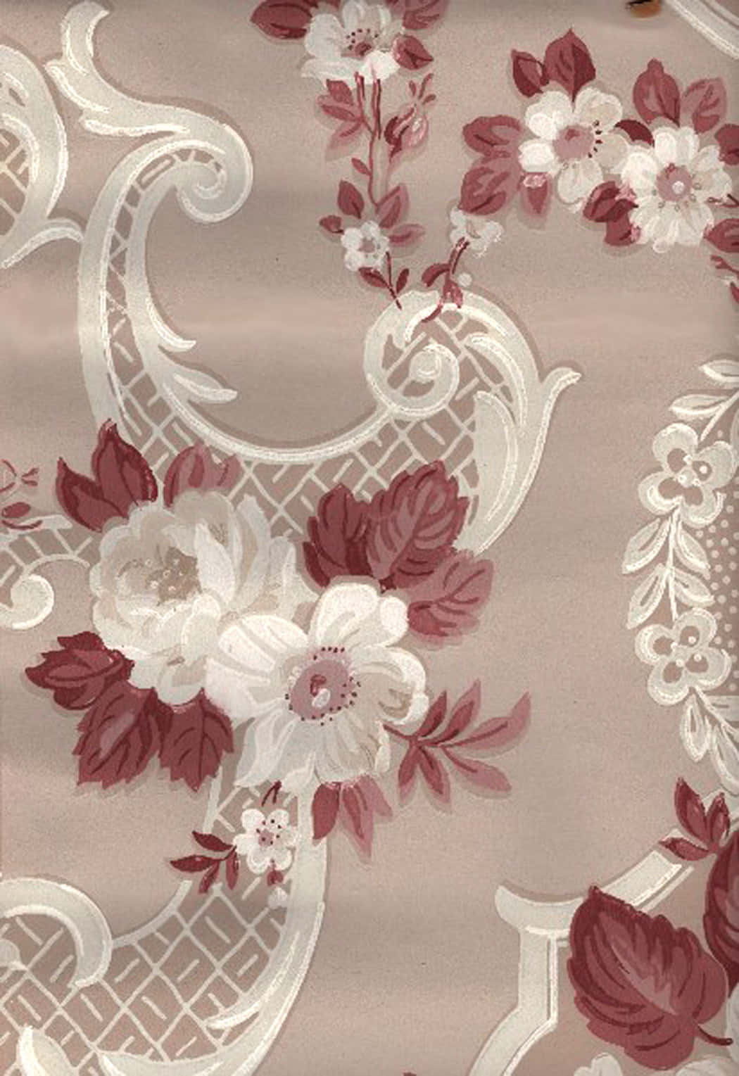 Elegant Floral Pattern Texture