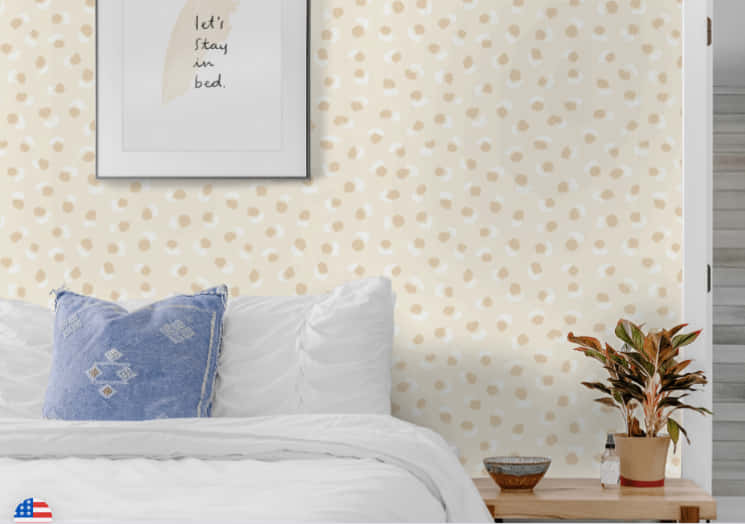 Elegant Fsc Certified Bedroom Interior Background