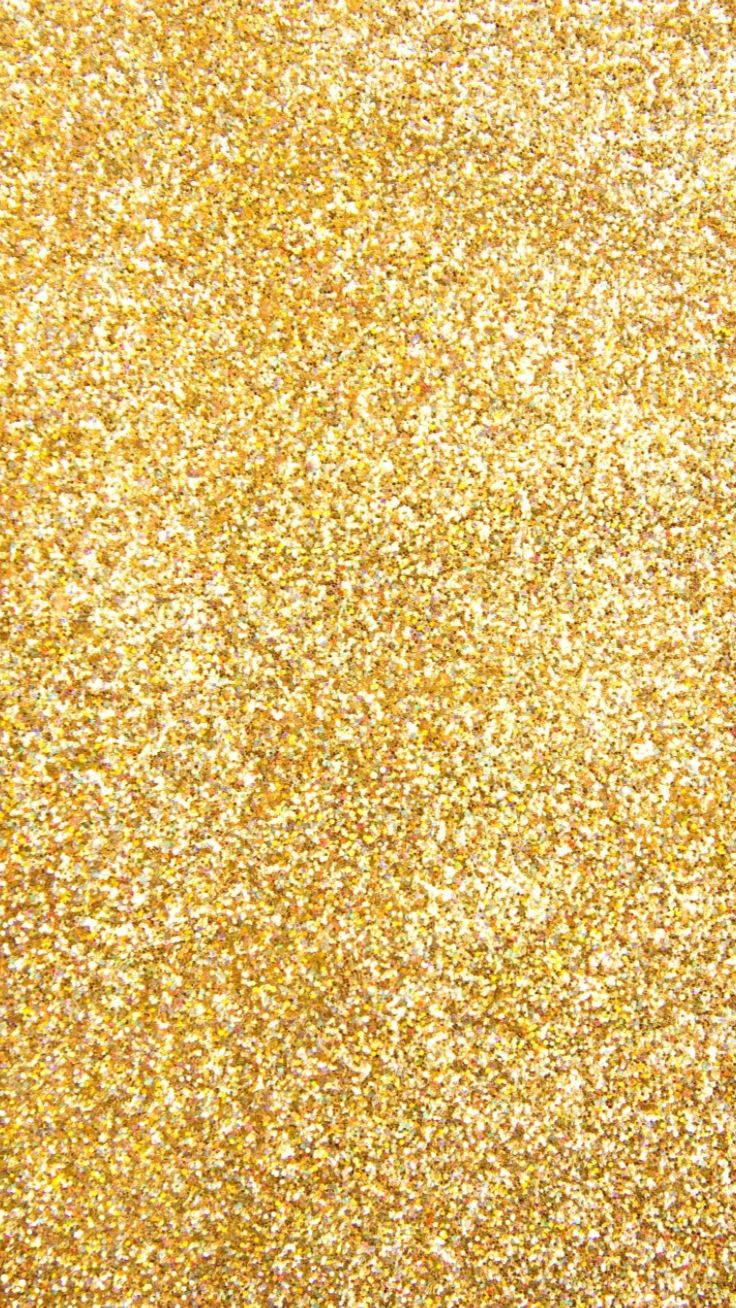 Elegant Golden Glitter Sparkle Iphone Background