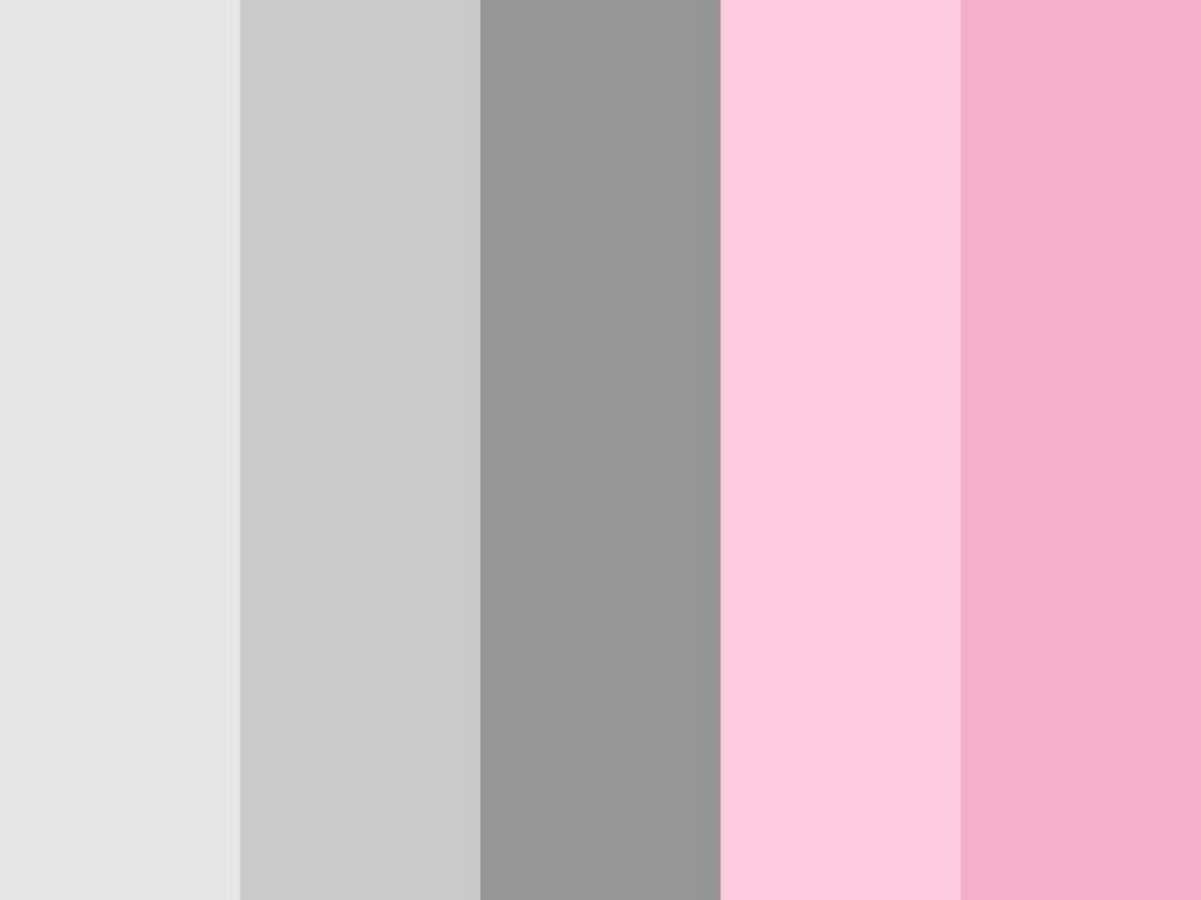 Elegant Gray And Pink Abstract Design