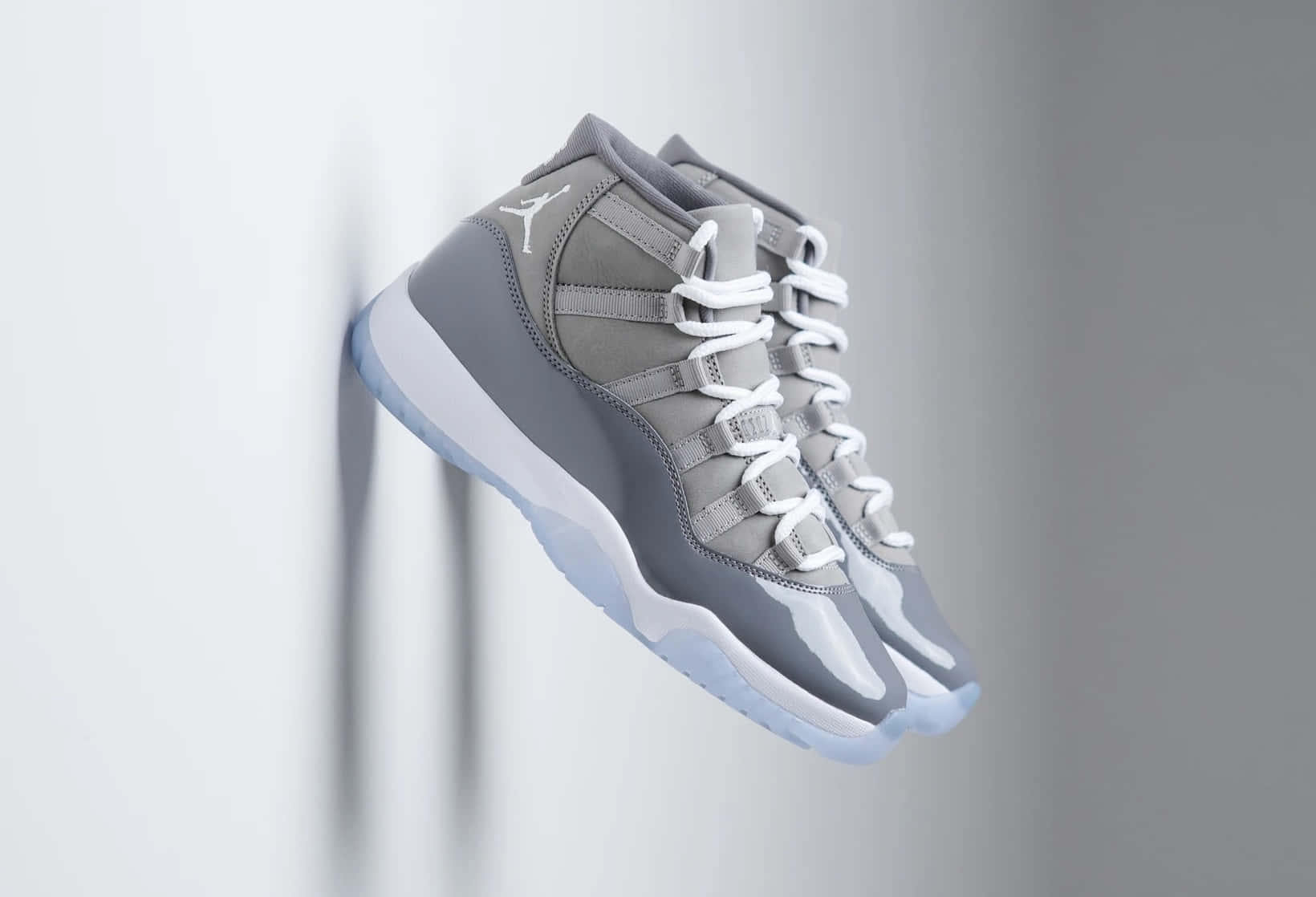 Elegant Gray And White Intertwined