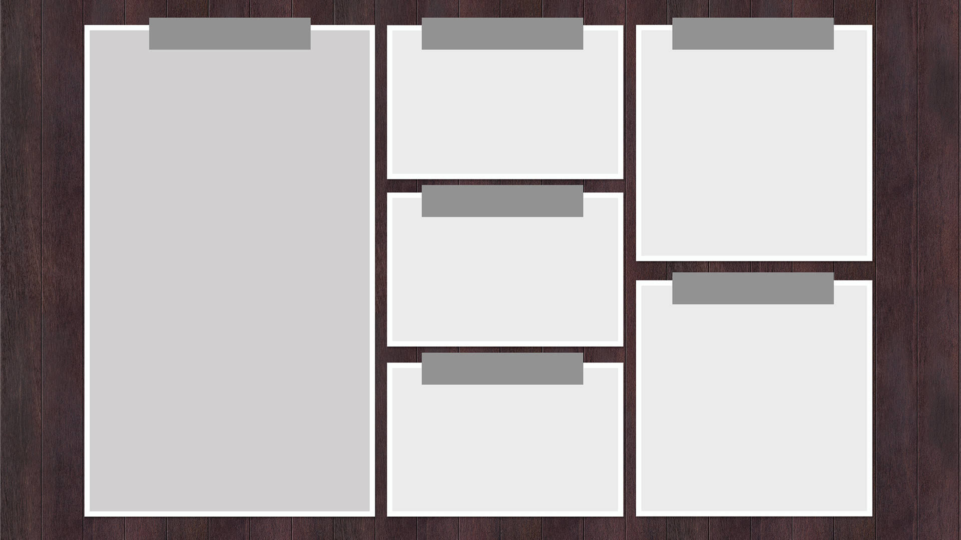 Elegant Gray Wood Desktop Organizer Background