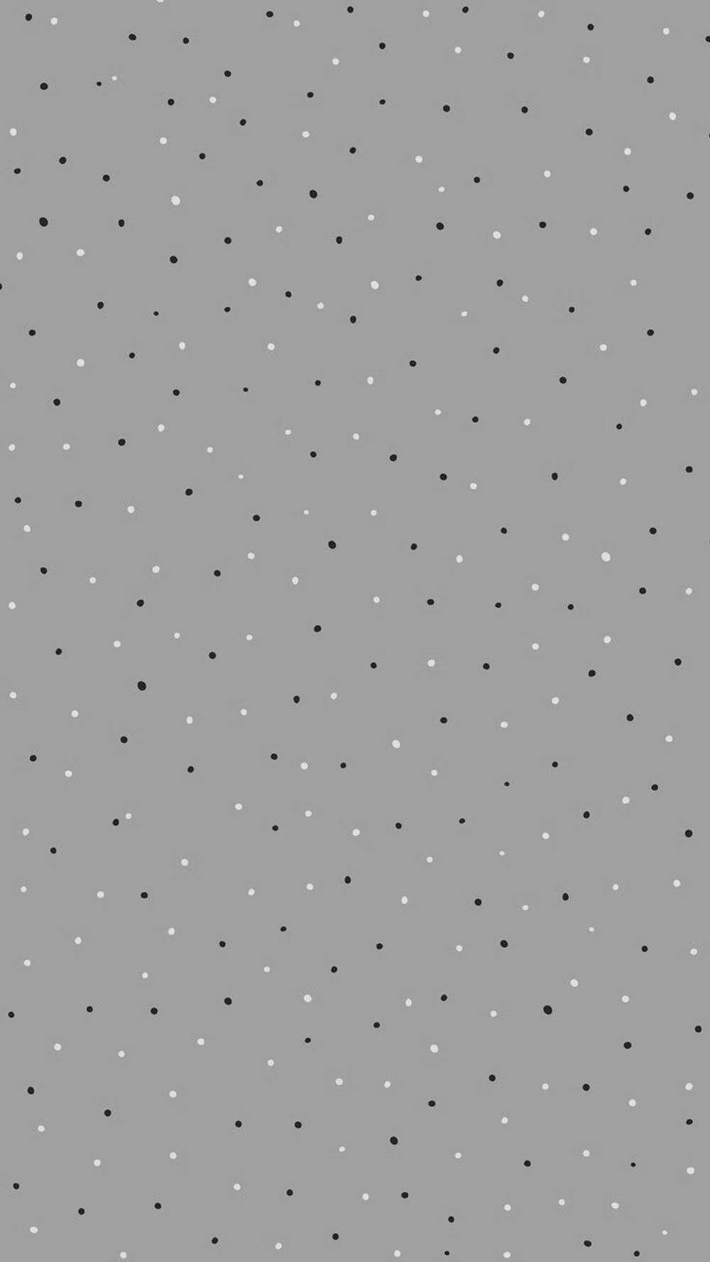 Elegant Grey Iphone With Sleek Polka Dot Pattern Background