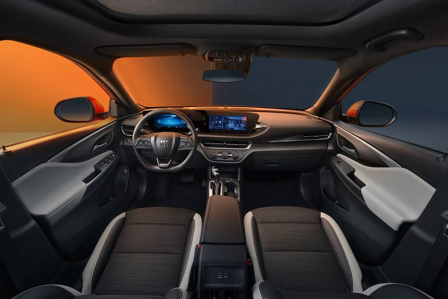 Elegant Interior Of Buick Envision Background