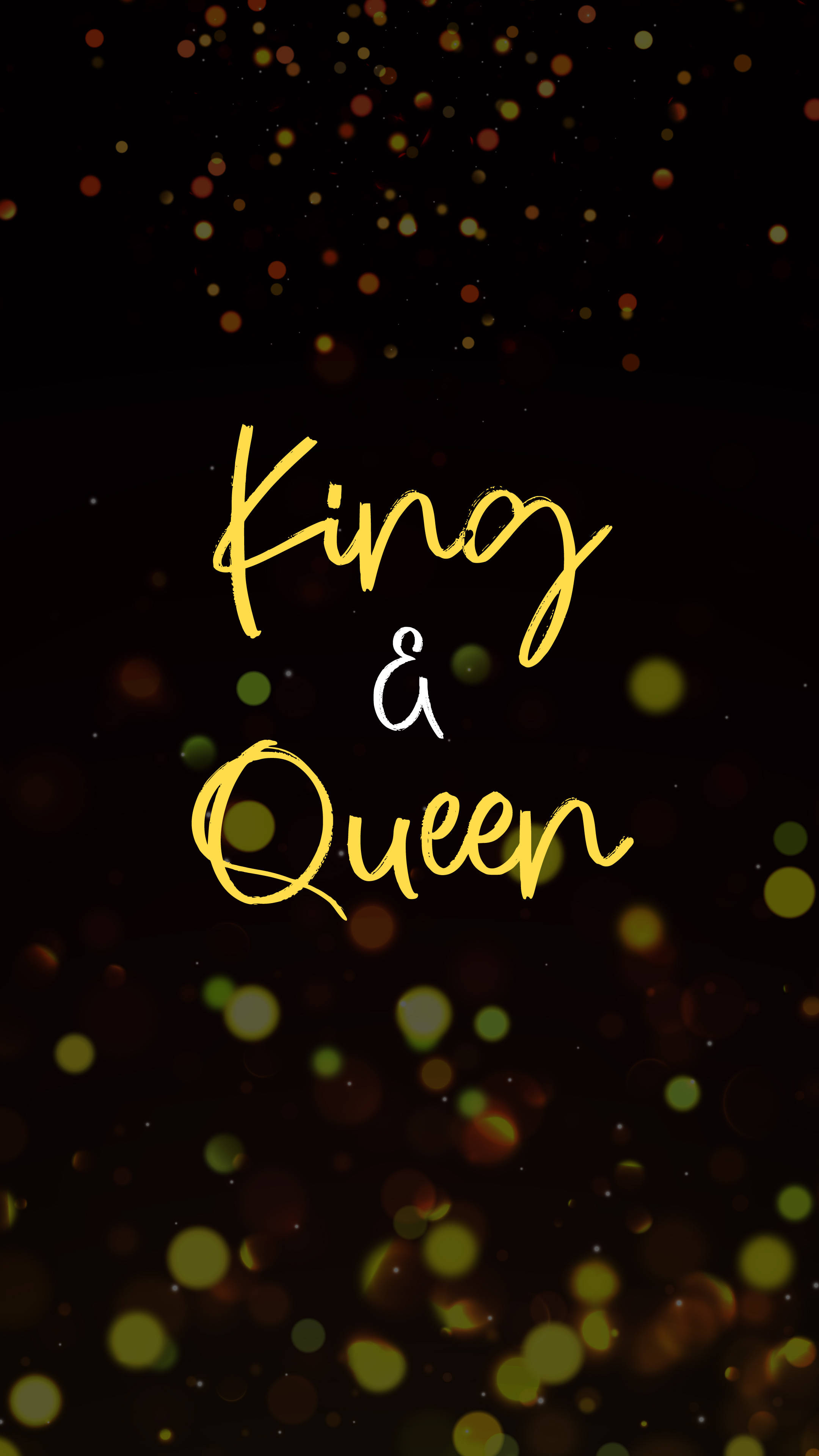 Elegant King And Queen Phone Background