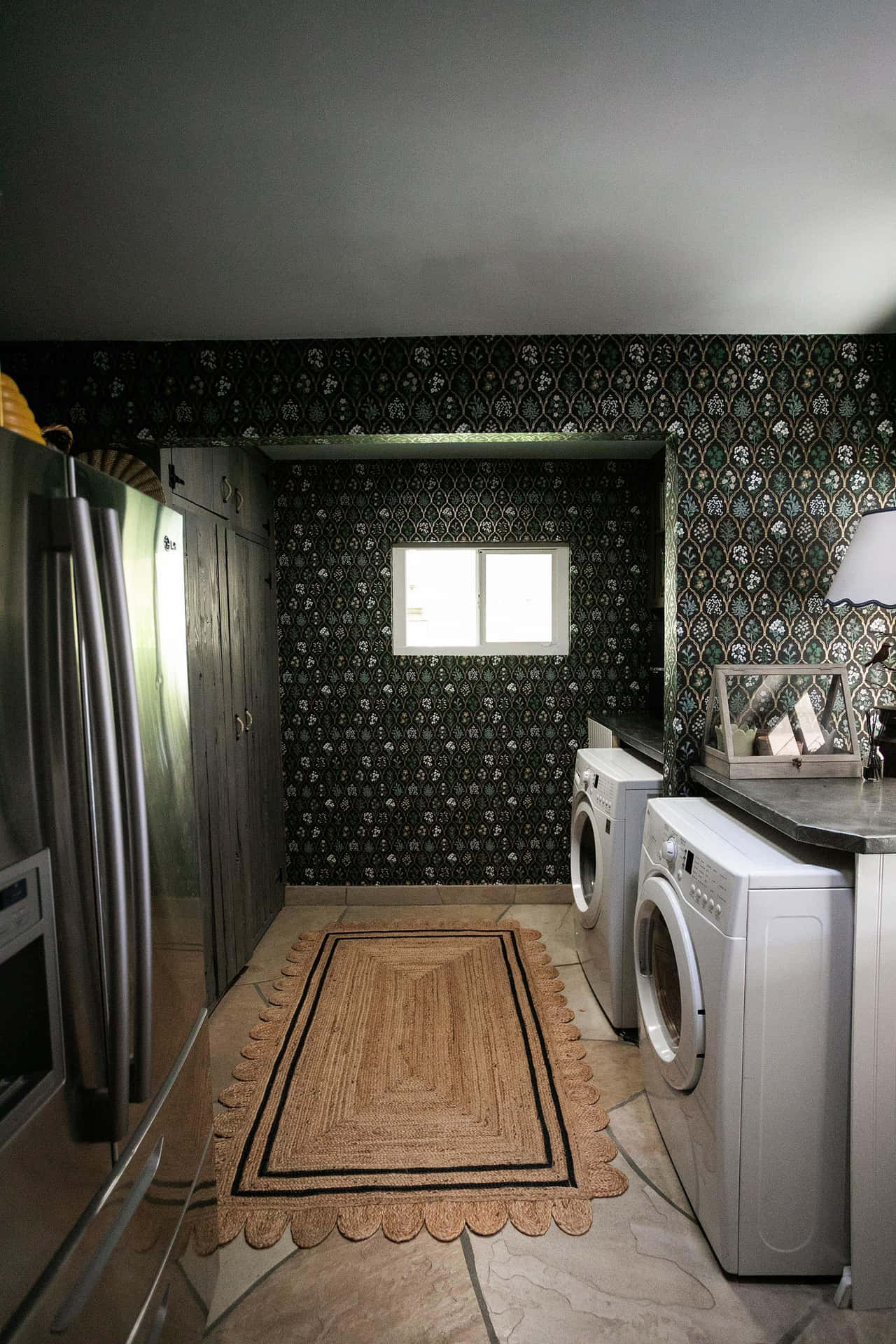 Elegant Laundry Room Interior Design Background