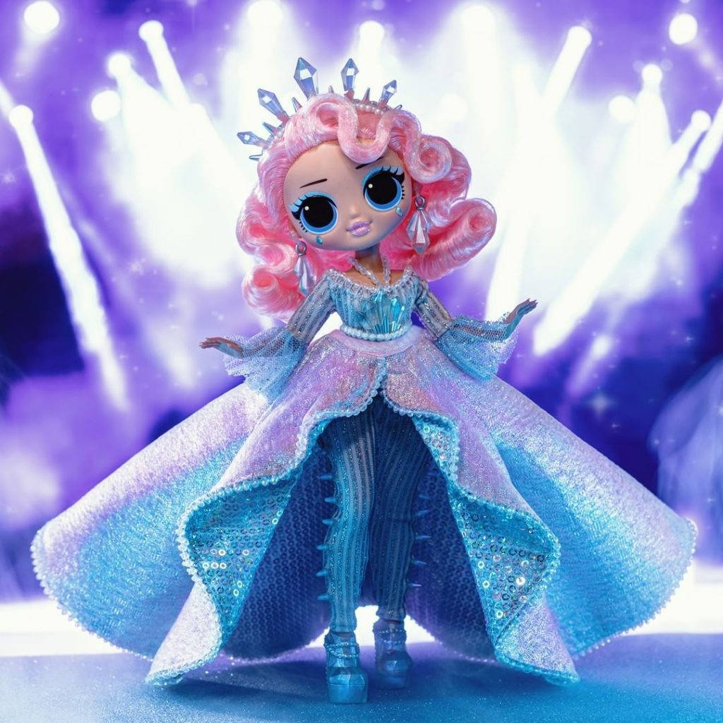 Elegant Lol Doll Crystal Star Background