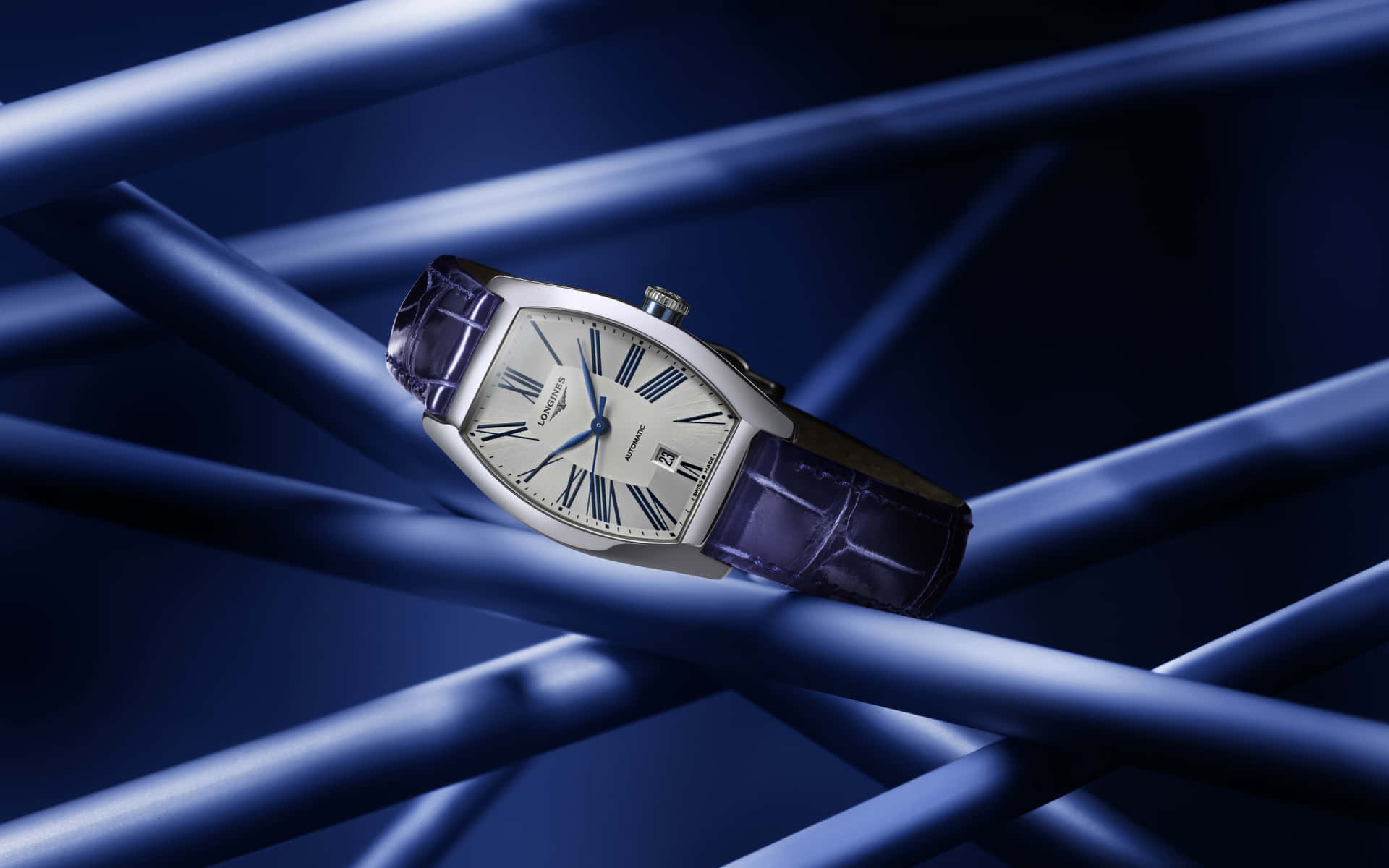 Elegant Longines Evidenza Watch Background