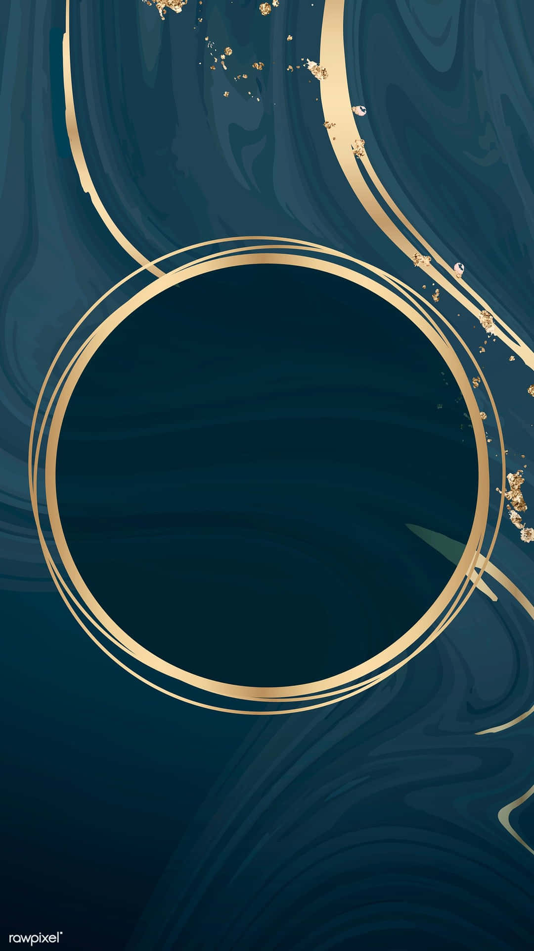 Elegant Marble Texture Golden Circles Background Background