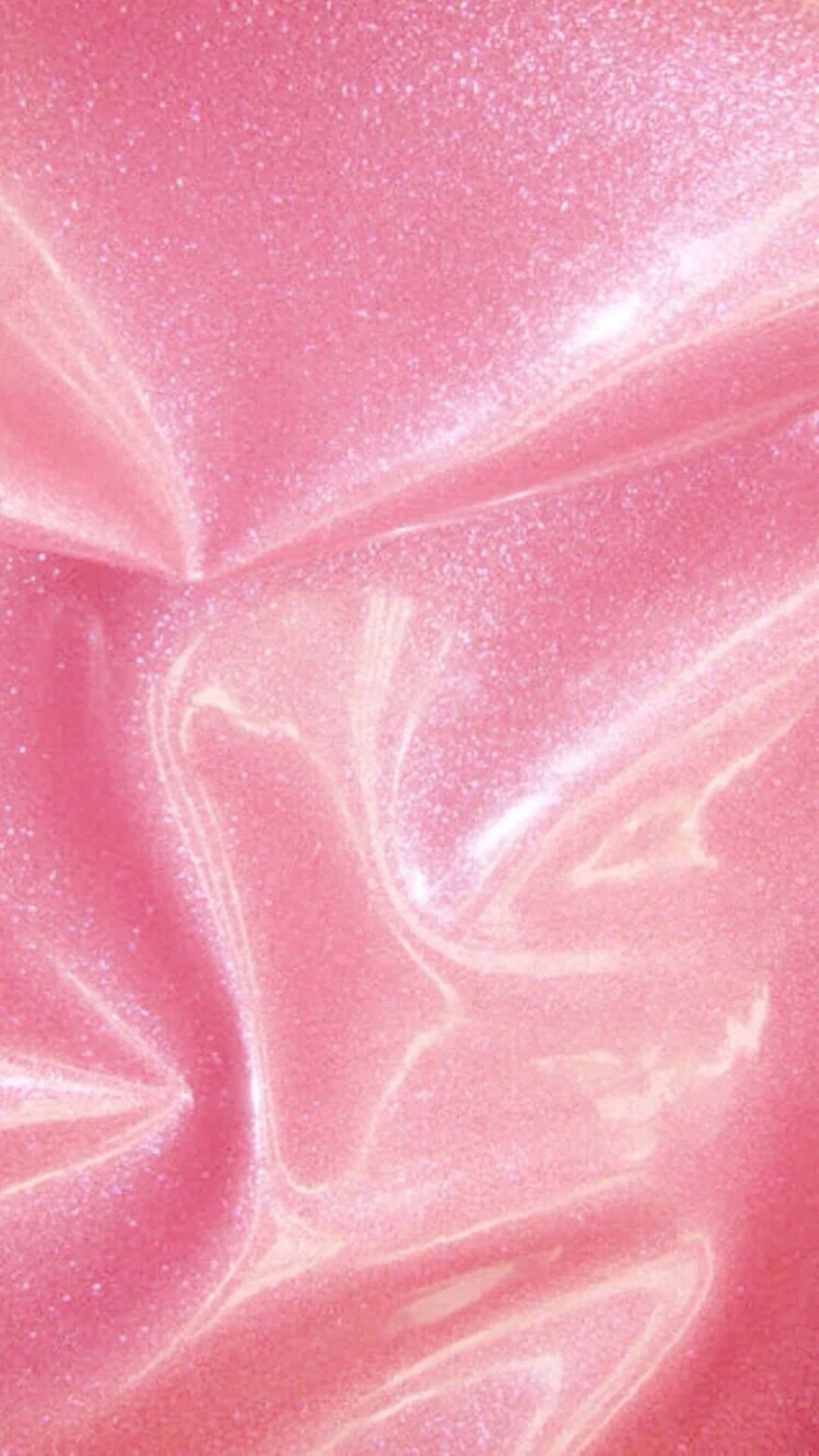 Elegant Pink Satin Sparkle Aesthetic Background