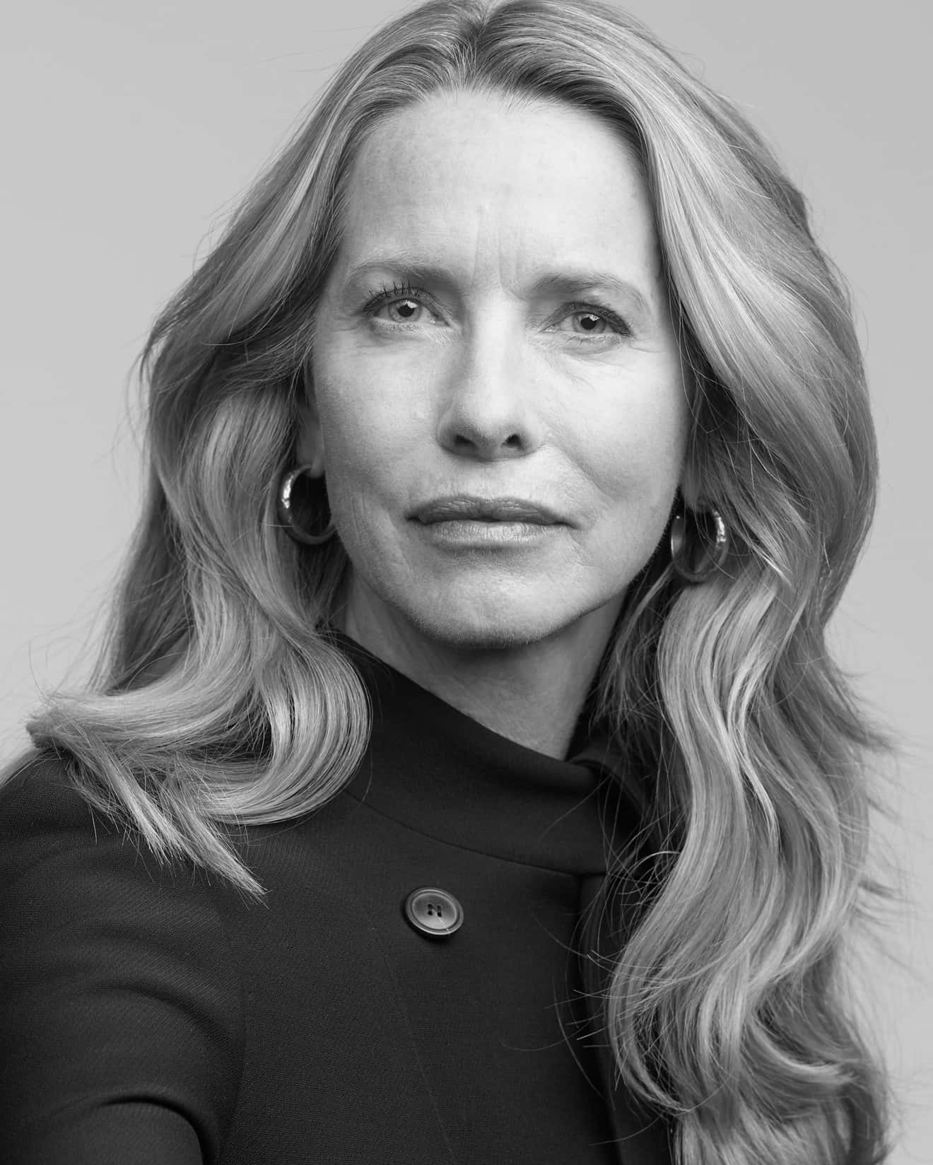 Elegant Portraitof Womanin Blackand White Background