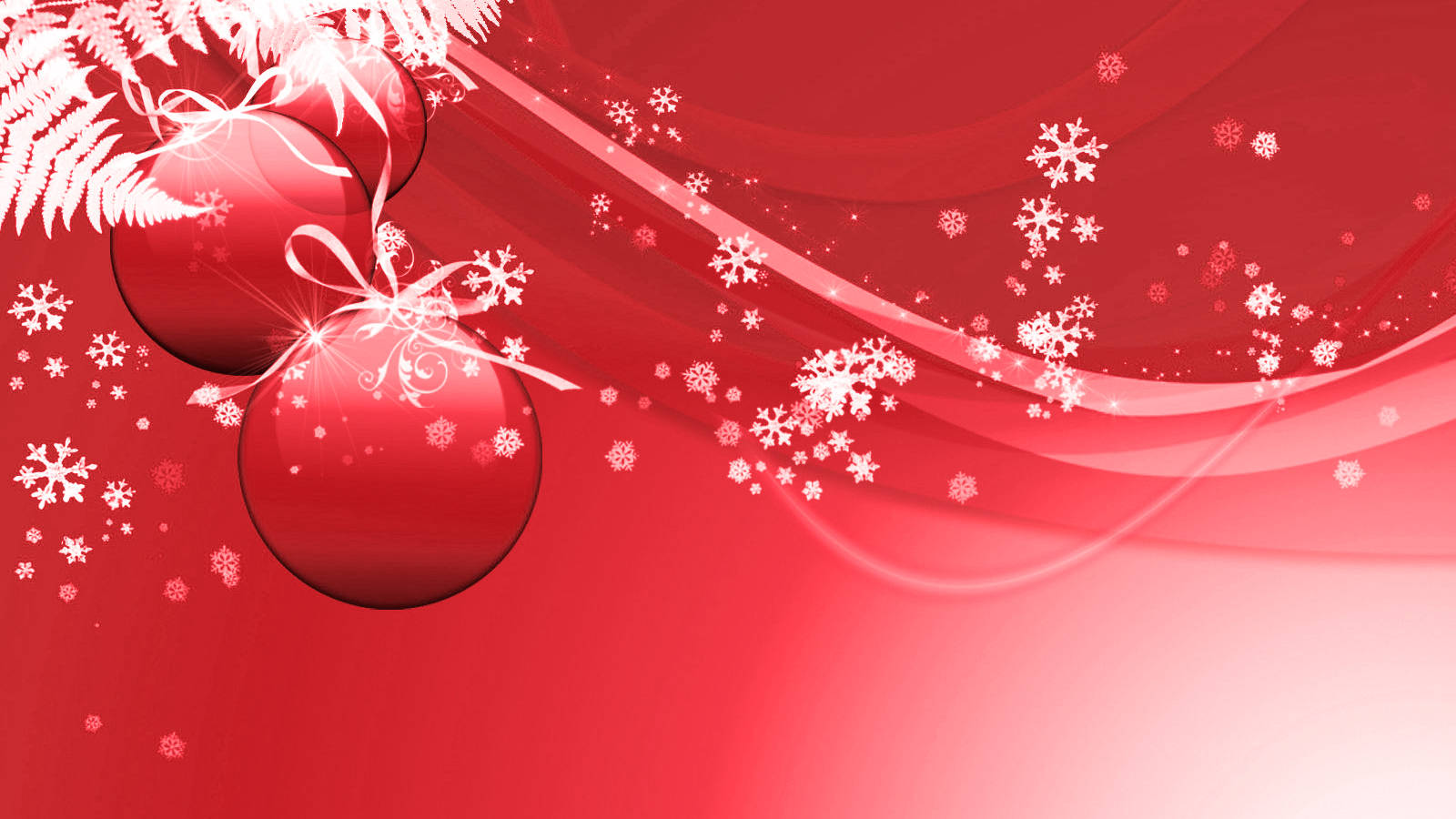 Elegant Red Christmas Background Background