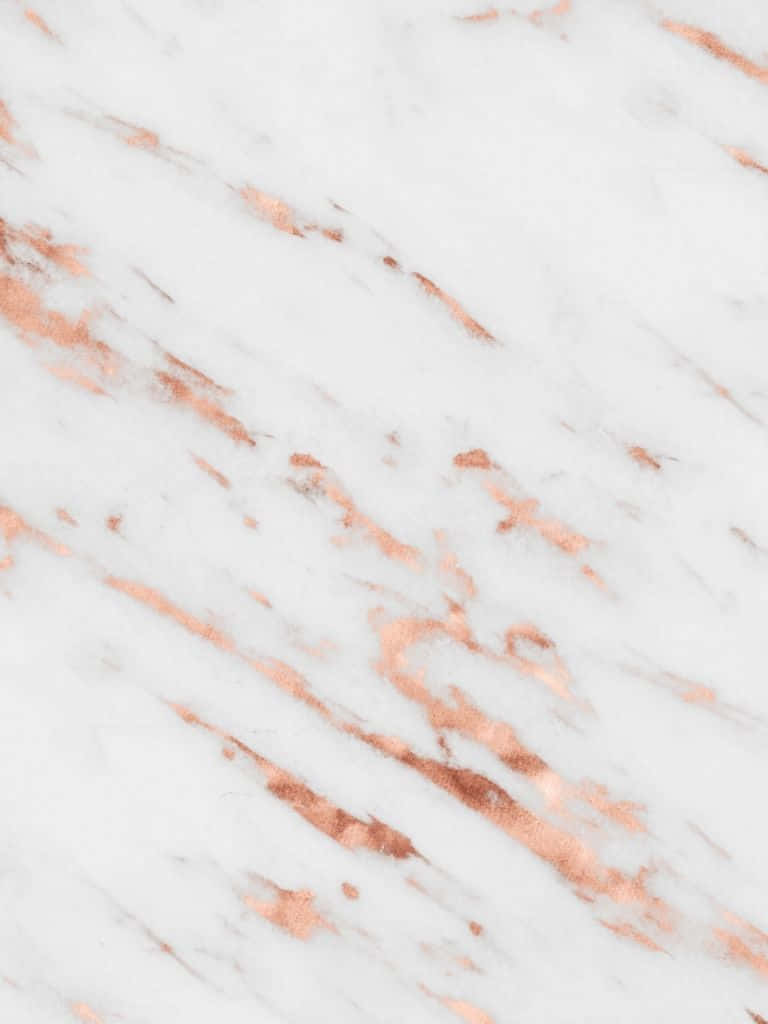 Elegant Rose Gold Black Marble Pattern Background