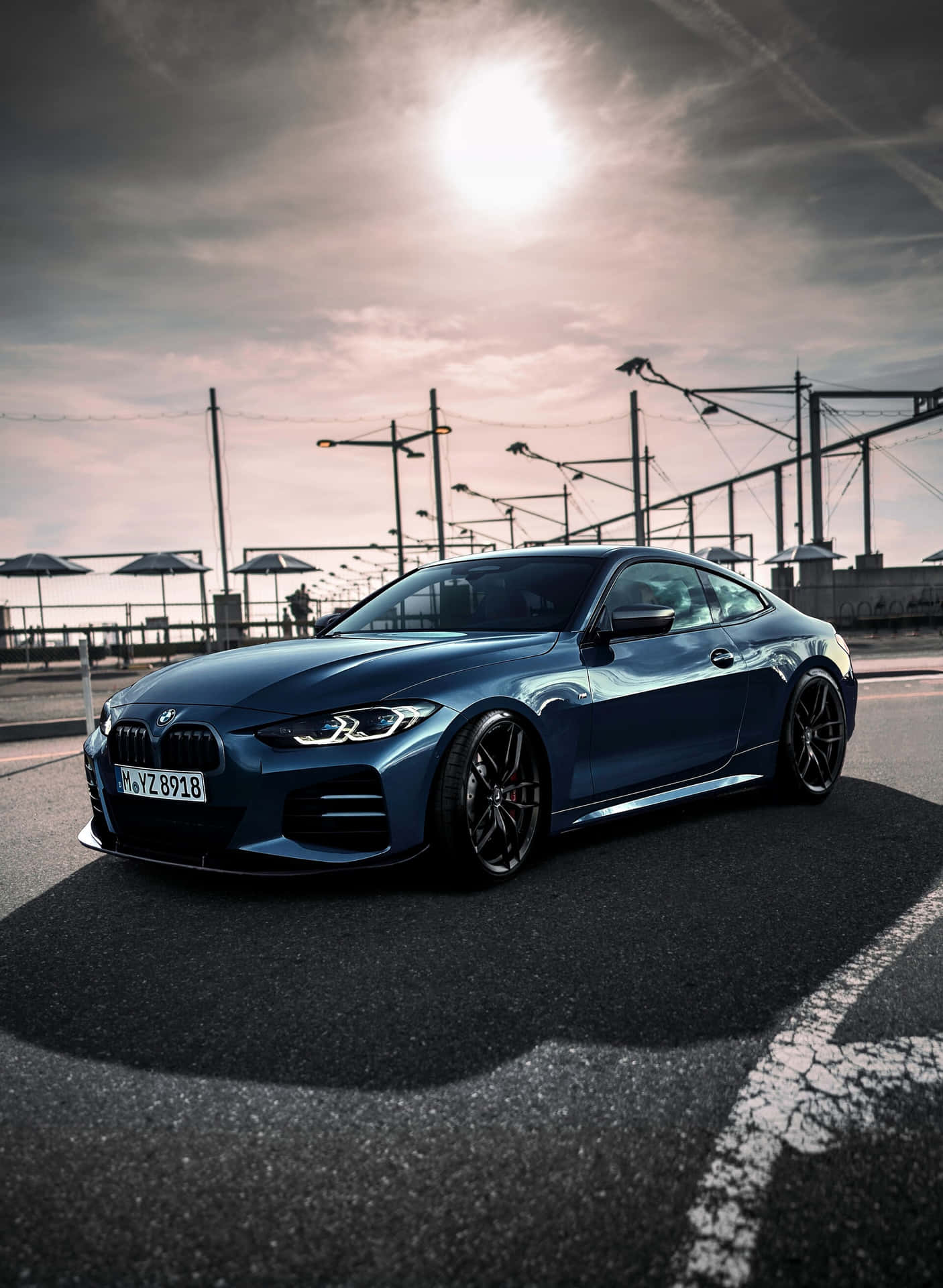 Elegant Style And Power Represented With The Bmw 440i. Background