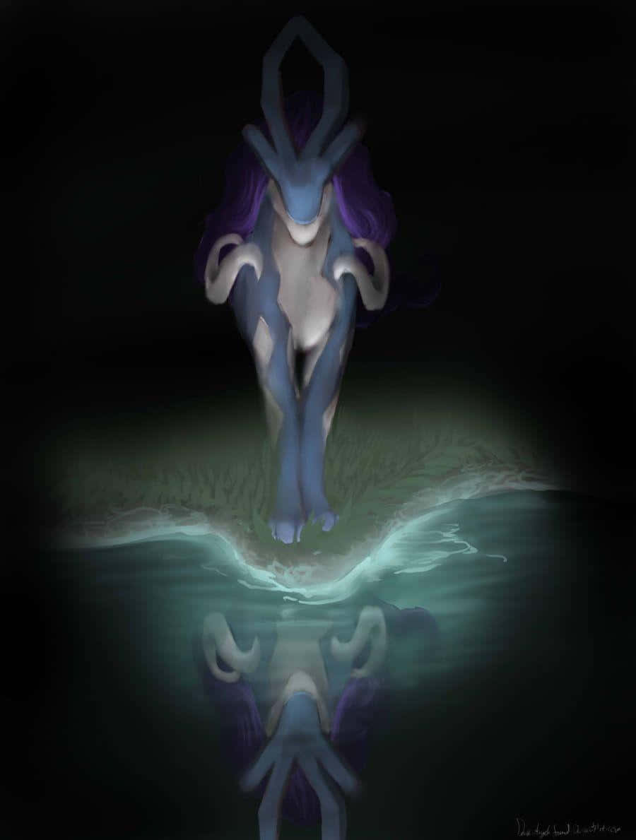 Elegant Suicune Background