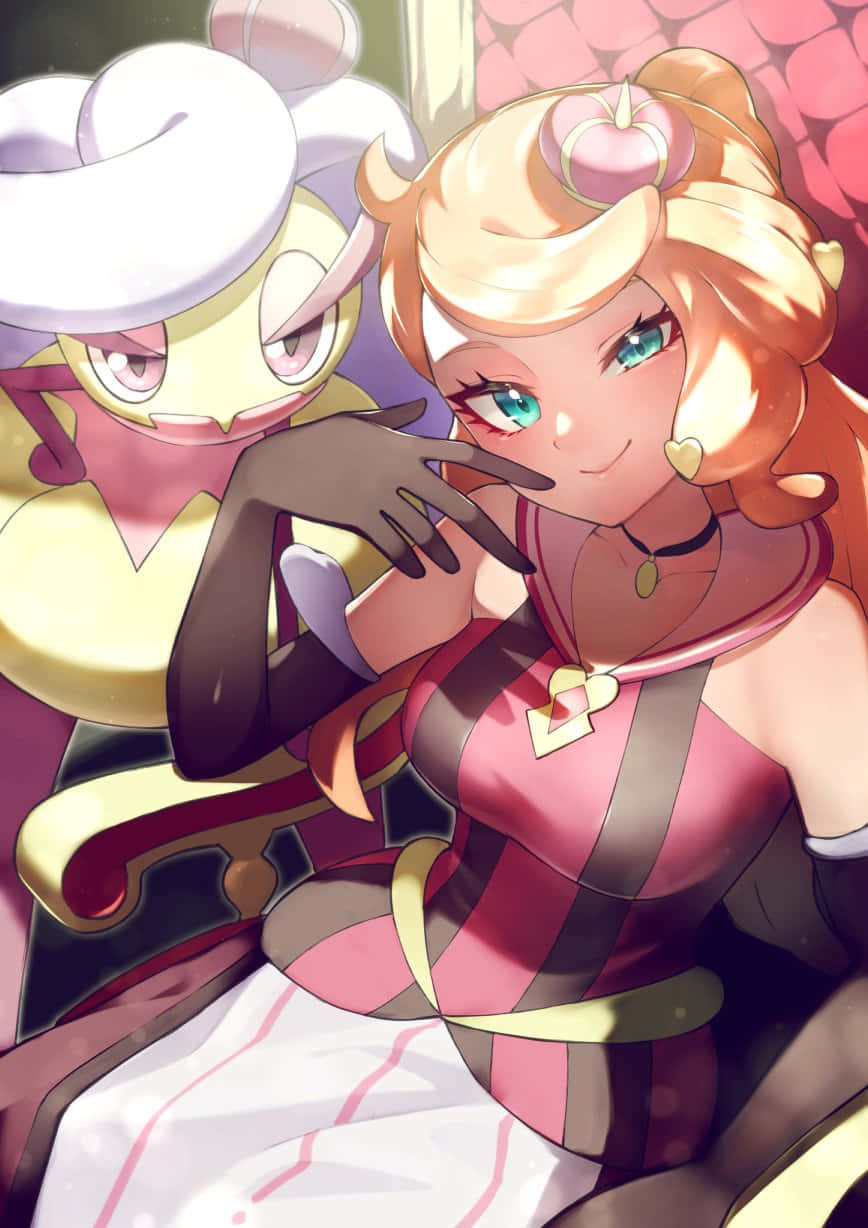 Elegant Tsareenaand Trainer Illustration Background