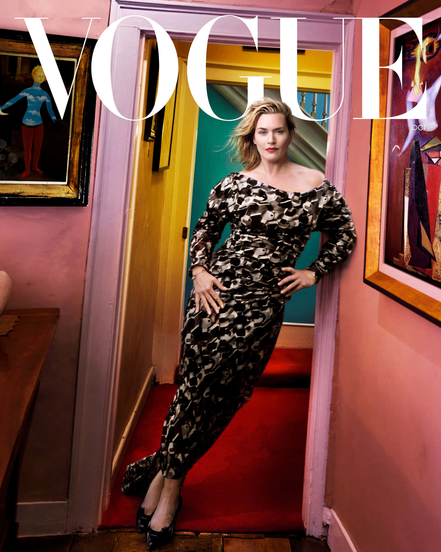 Elegant Vogue Cover Shoot Background