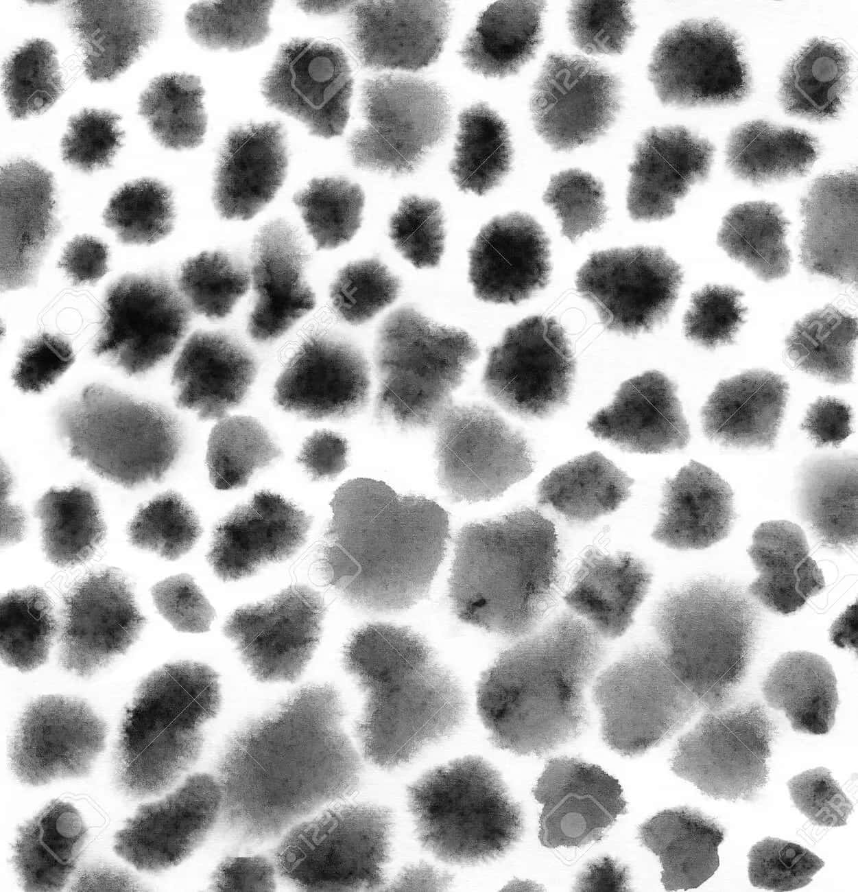 Elegant Wallpaper With Black Dots Background
