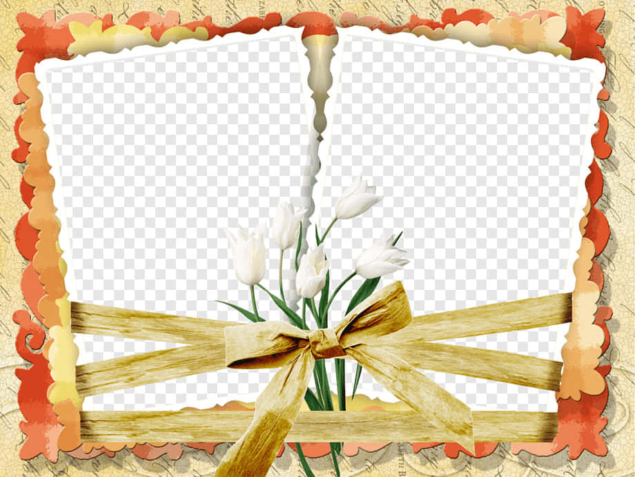 Elegant Wedding Photo Frame Background