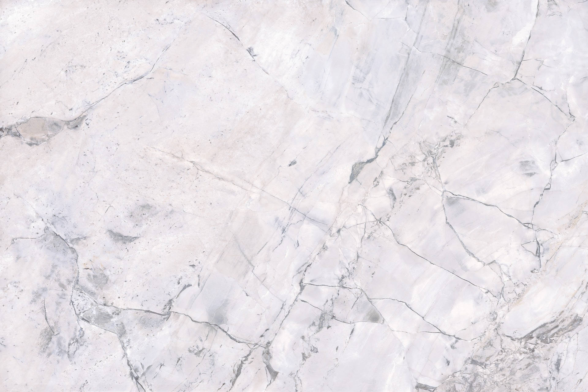 Elegant White Cracked Marble Laptop Background