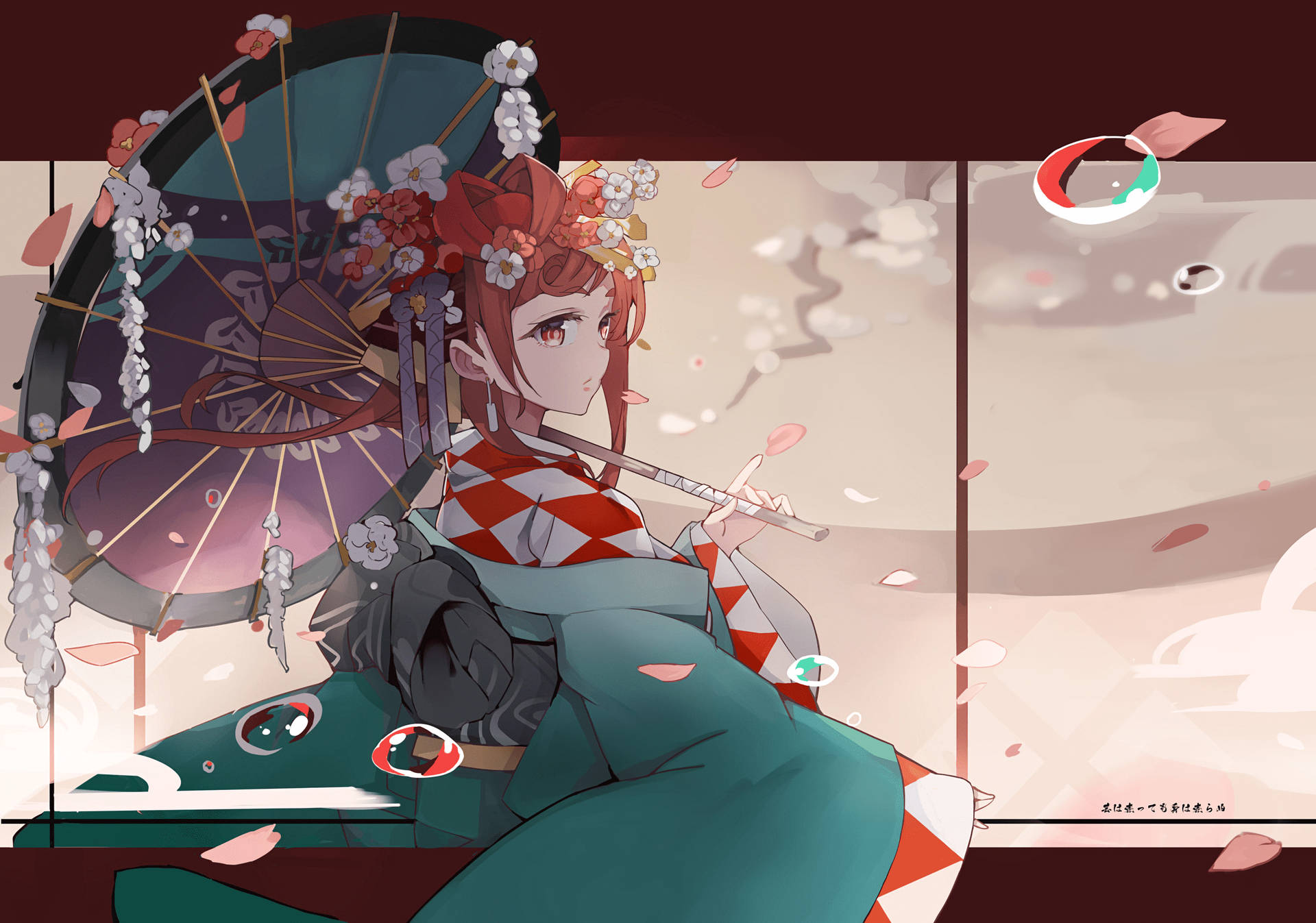 Elegant Yugiri Of Zombie Land Saga Background