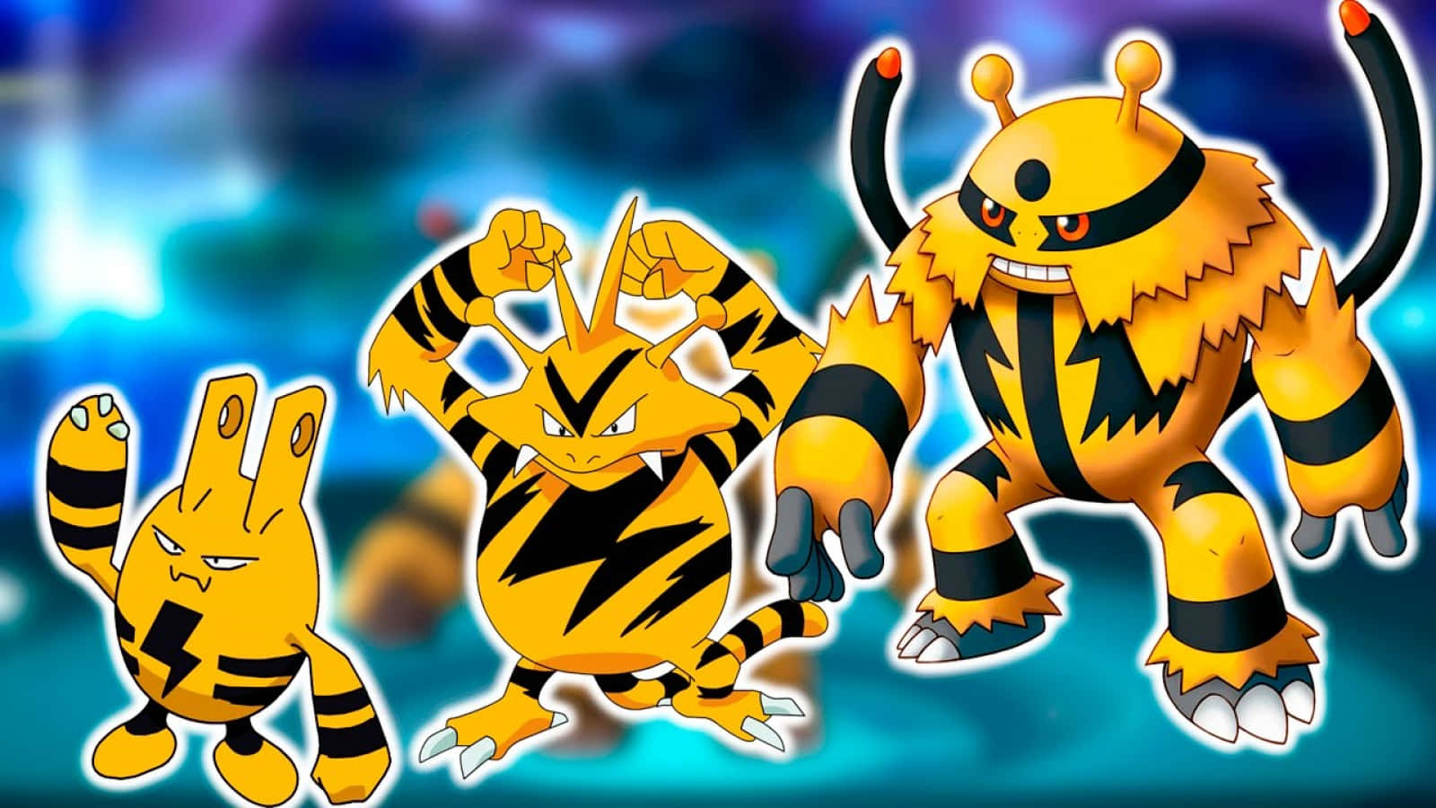 Elekid With Electabuzz And Electivire