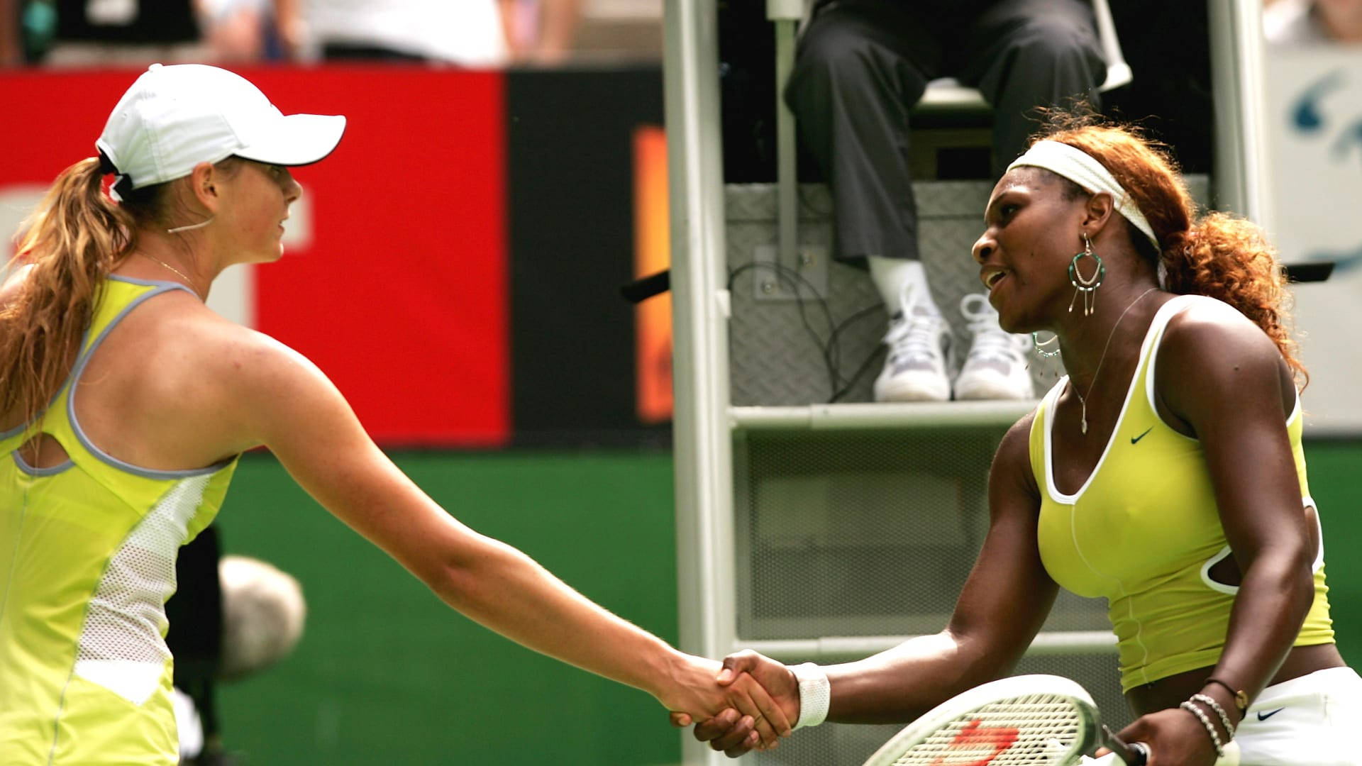 Elena Dementieva And Serena Williams