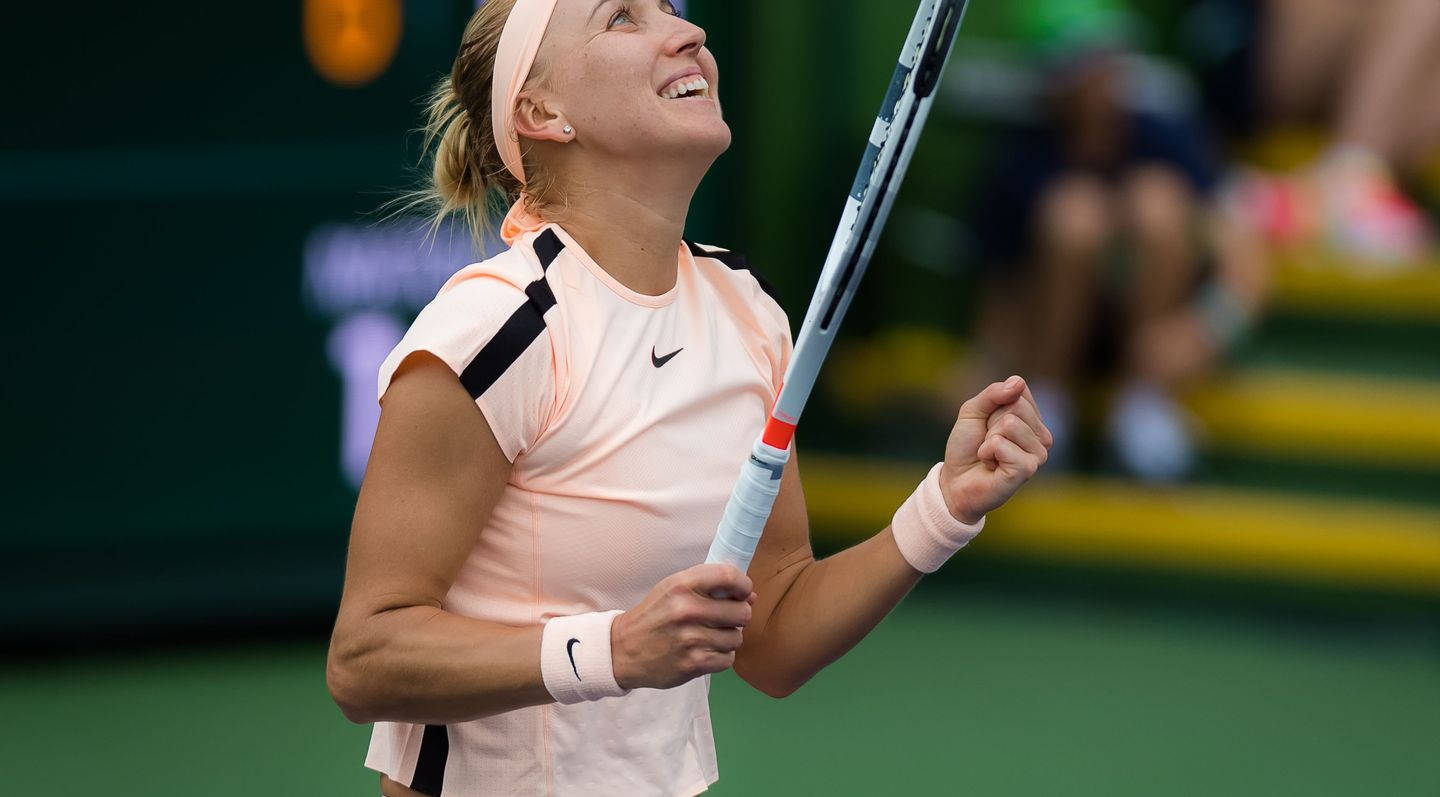 Elena Vesnina Looking Up