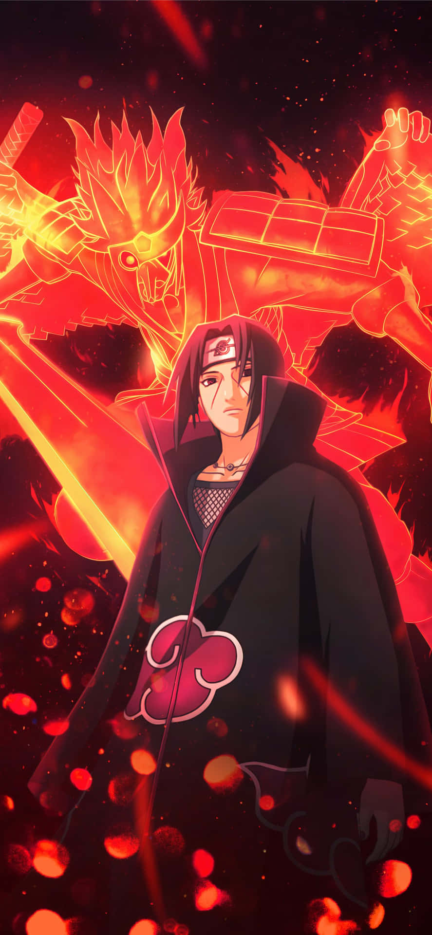 Elevate Your Experience With The Iphone 11 Red Anime Background