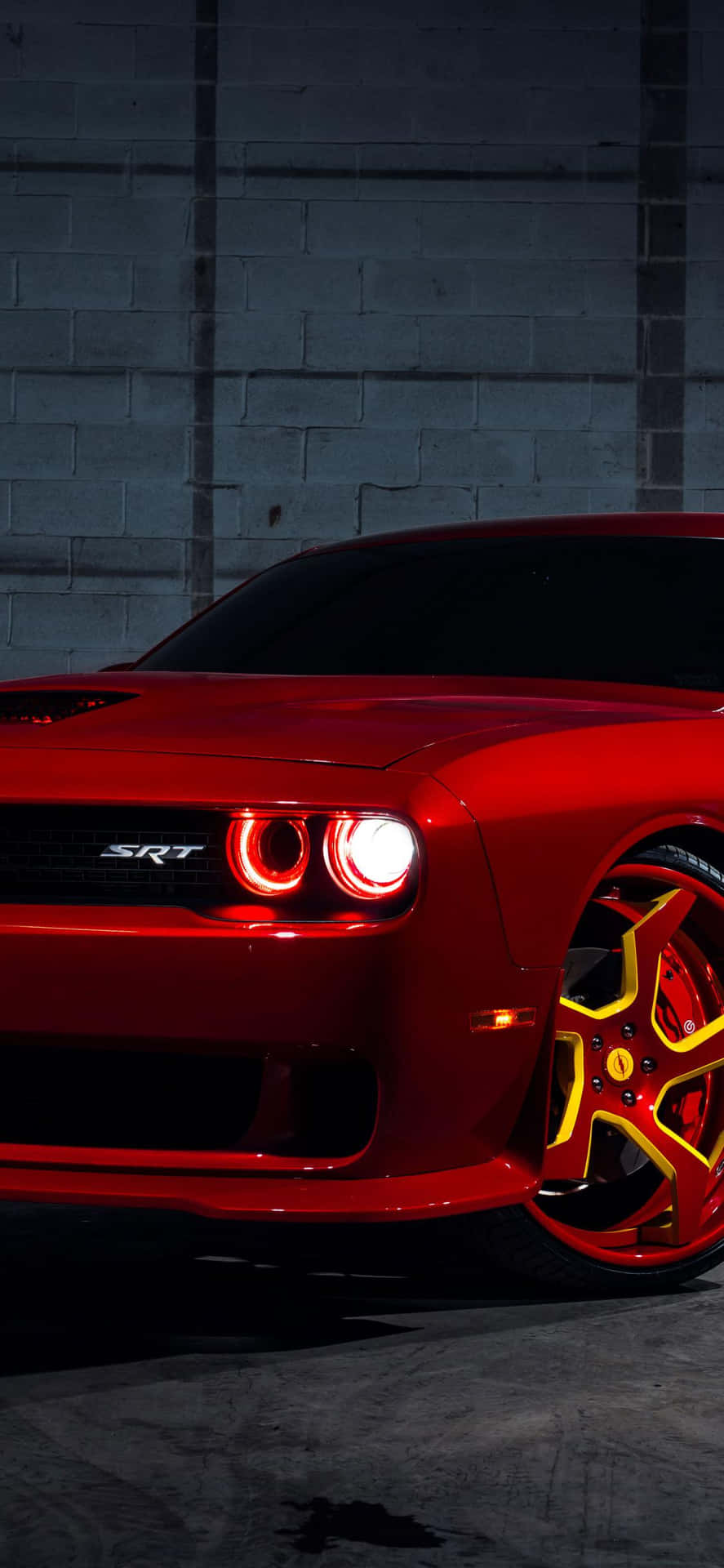 Elevate Your Mobile Experience With The Hellcat Iphone Background