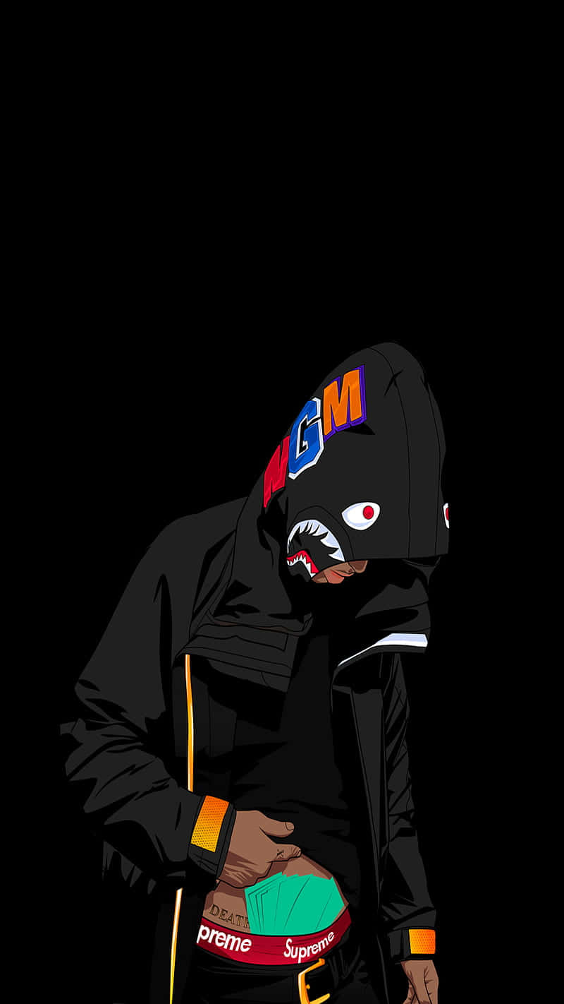 Elevate Your Mobile Experience With This Stylish Bape Iphone 6 Wallpaper Background